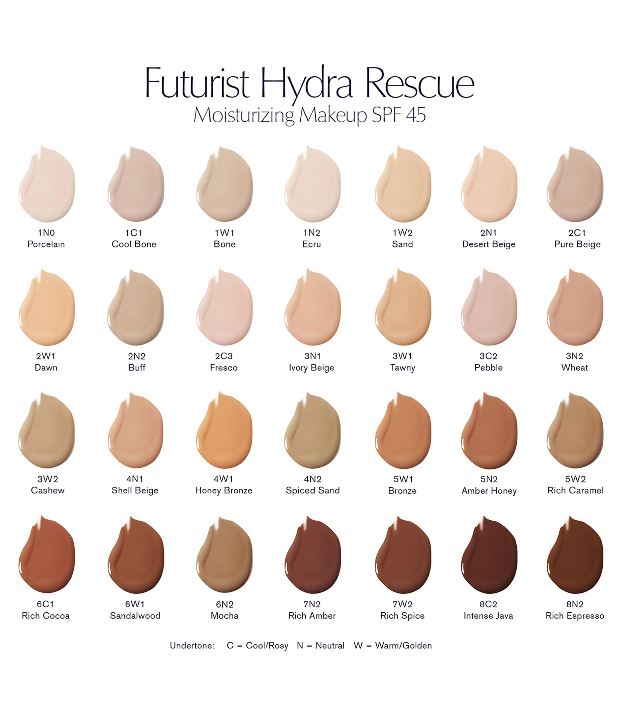 Futurist Hydra Rescue Moisturising Foundation SPF 45 3N1 IVORY BEIGE Image 4