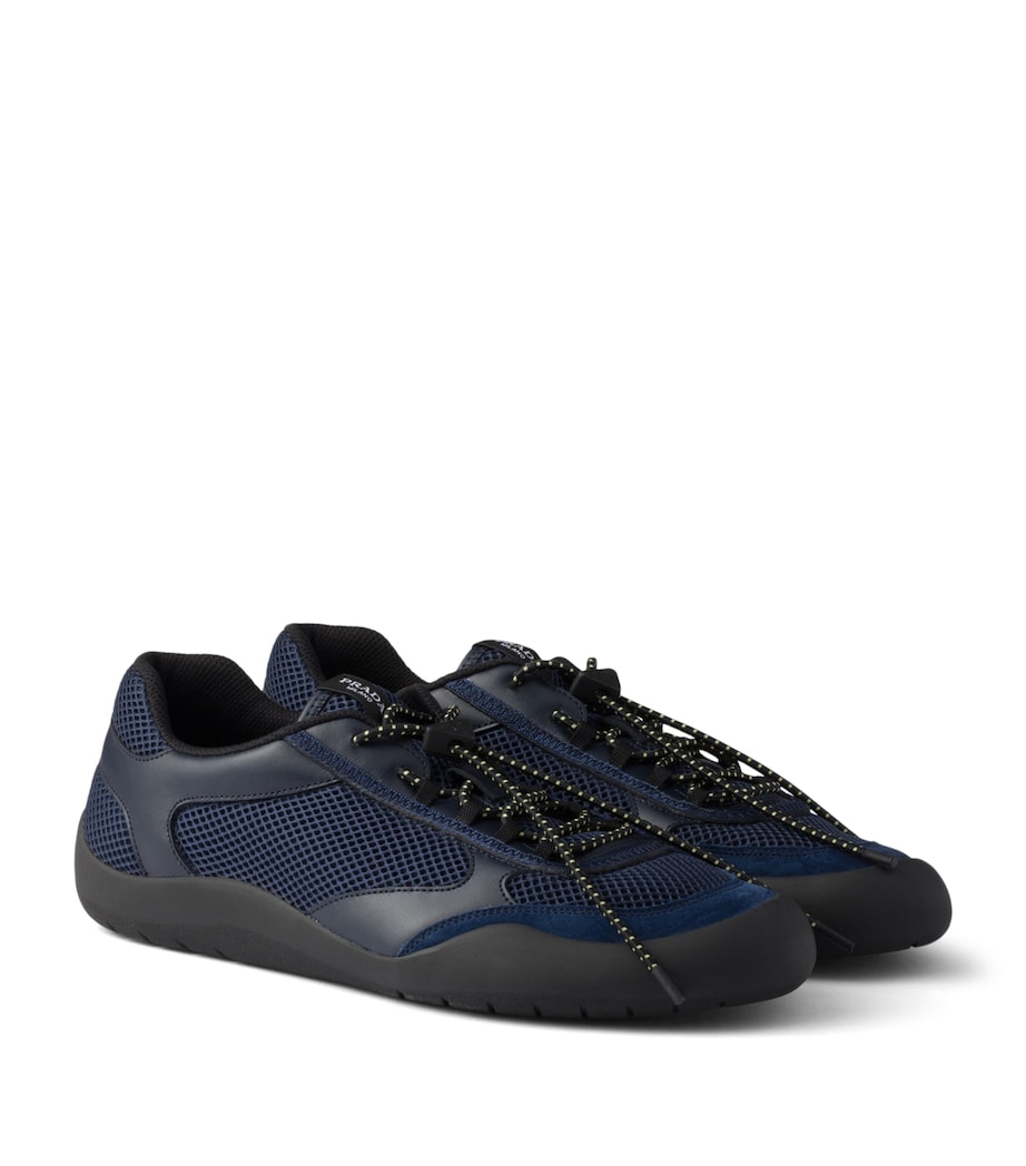 Leather-Mesh Speedrock Sneakers F0008 Image 1