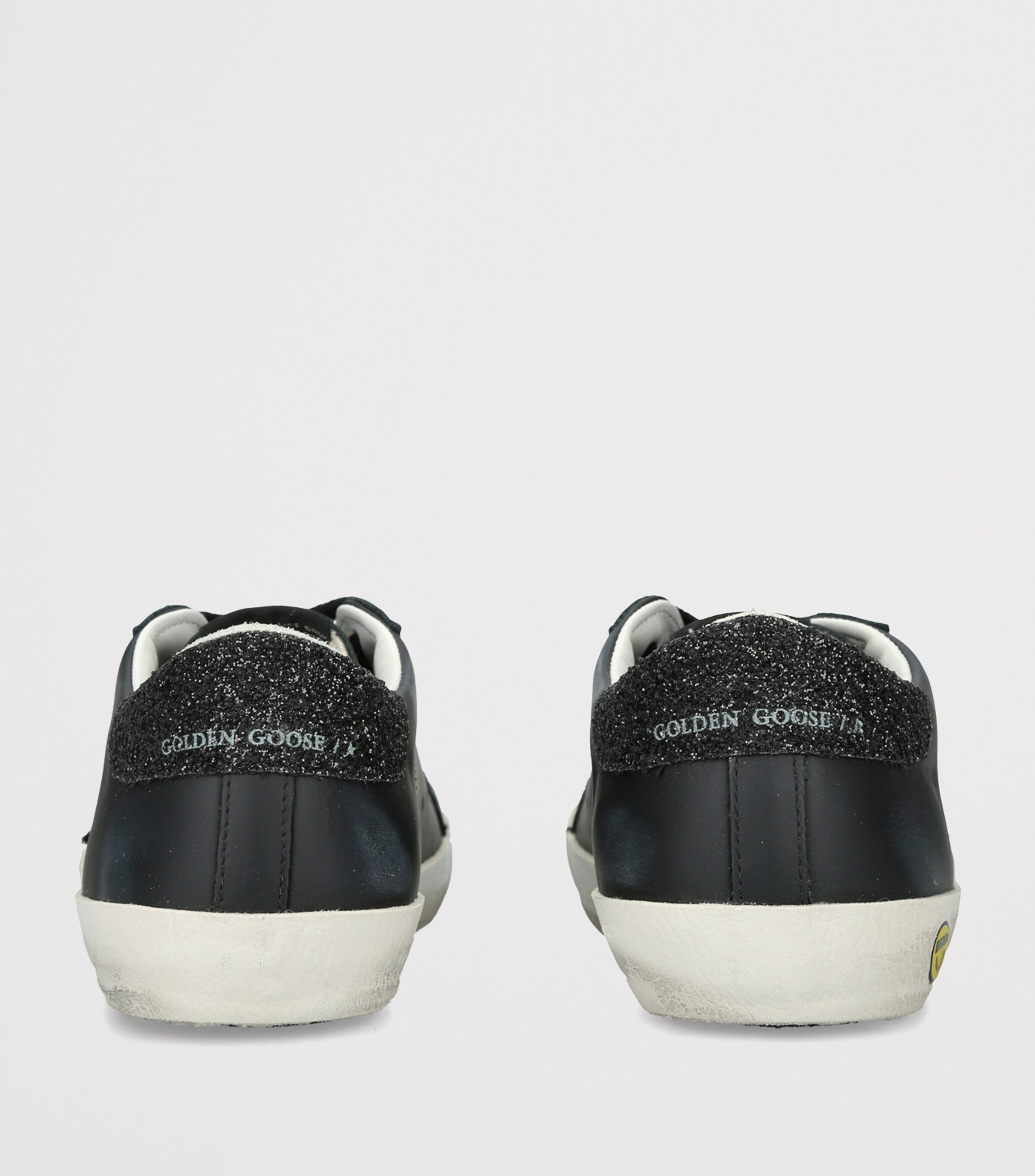 Golden Goose Leather Super-Star Sneakers Black Image 4