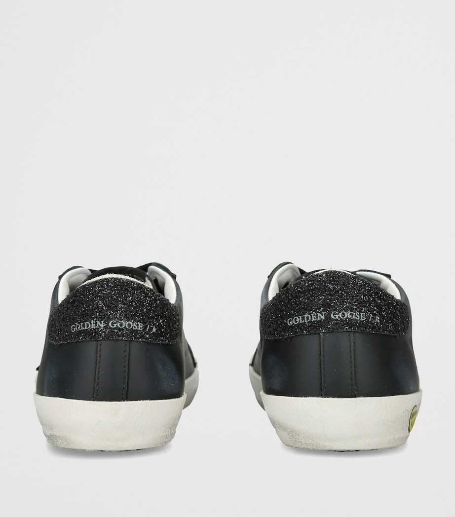 Golden Goose Leather Super-Star Sneakers Black Image 4