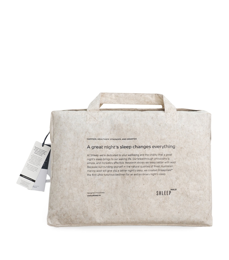 Merino Jersey Super King Duvet Cover (260cm x 220cm) IVORY TUSK Image 2