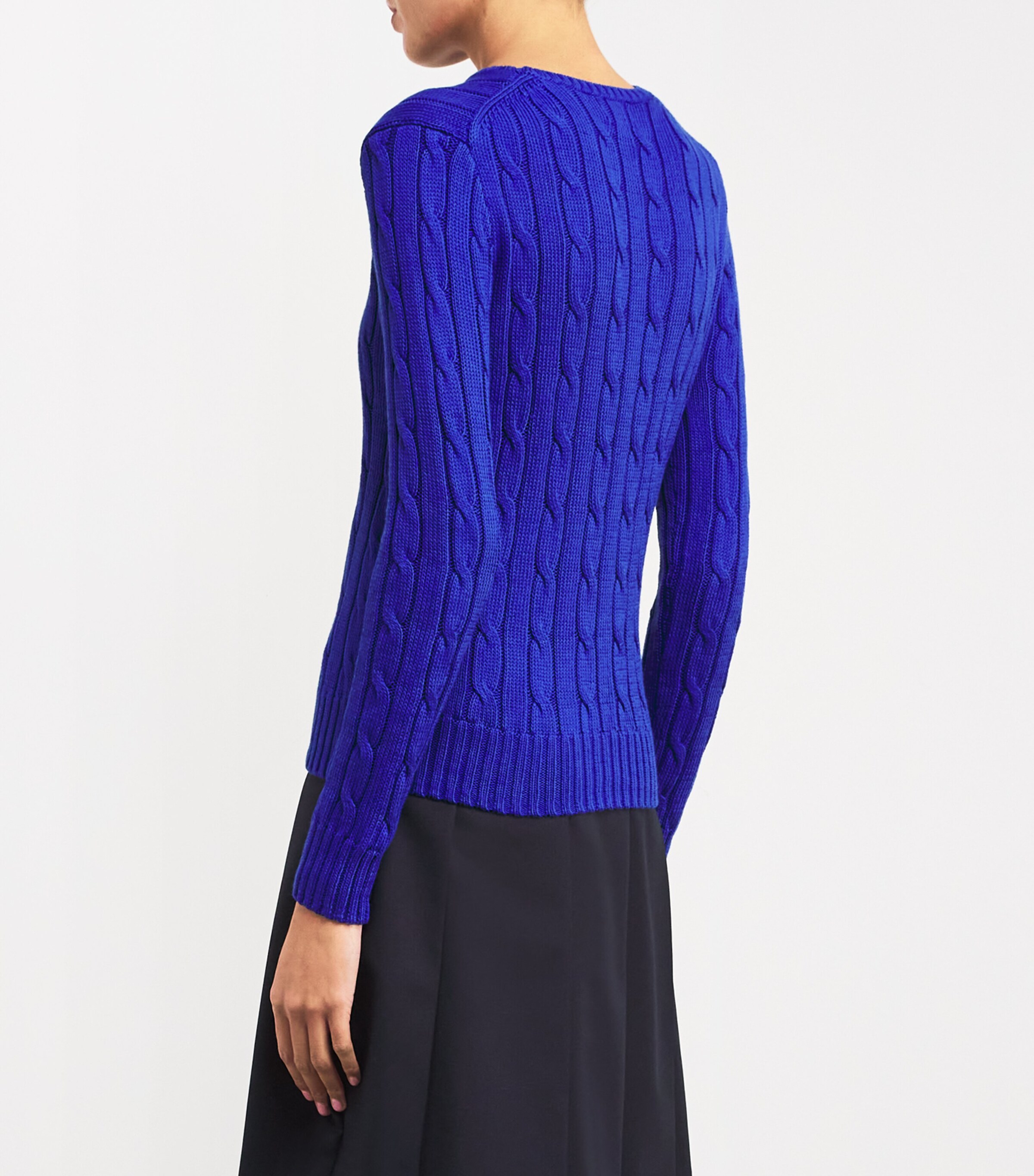 Cable-Knit Julianna Sweater BLUE Image 4