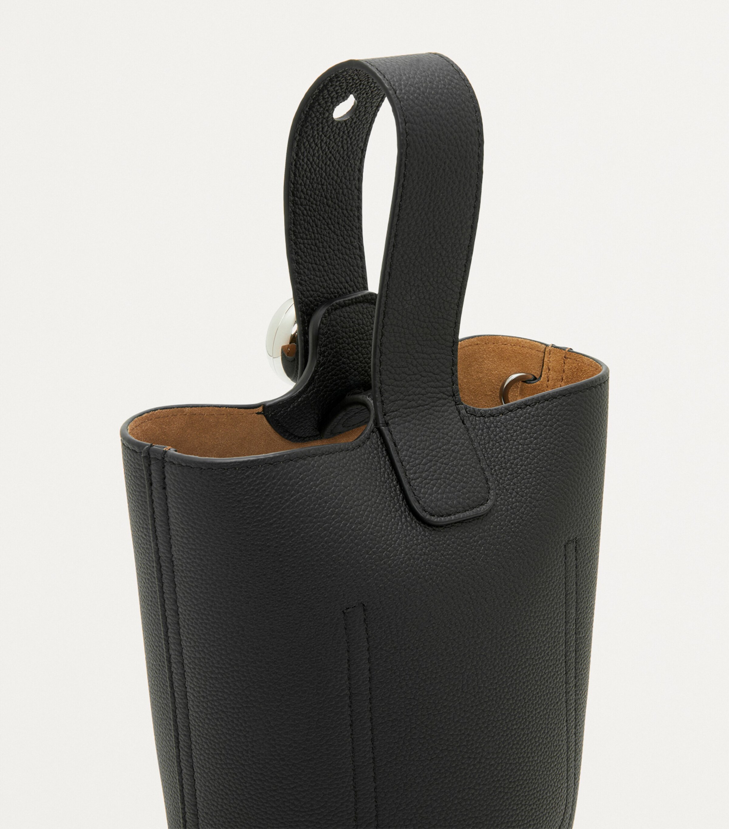 ショルダーバッグ LOEWE SMALL FLEX LOOP BUCKET BAG Small Flex Loop bucket in canvas and suede Black - LOEWE