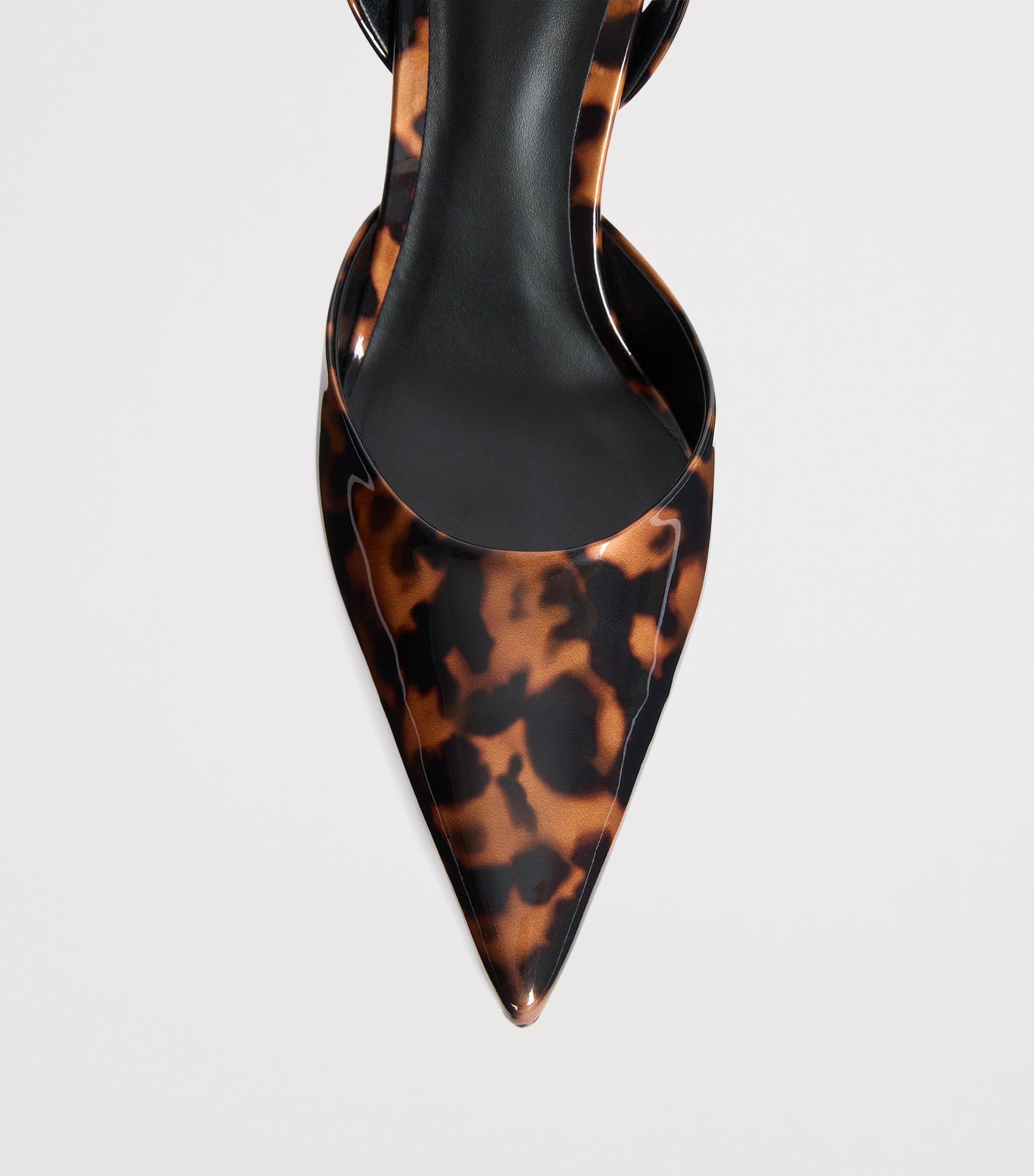 Balmain Leather Print Pumps Tartaruga Image 6