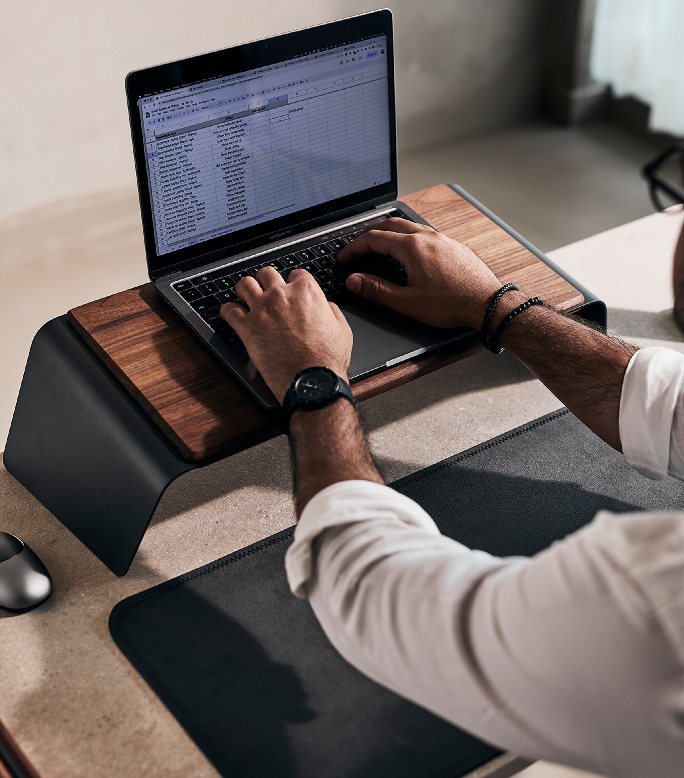 Config 01 Desk Organiser Set WALNUT Image 4