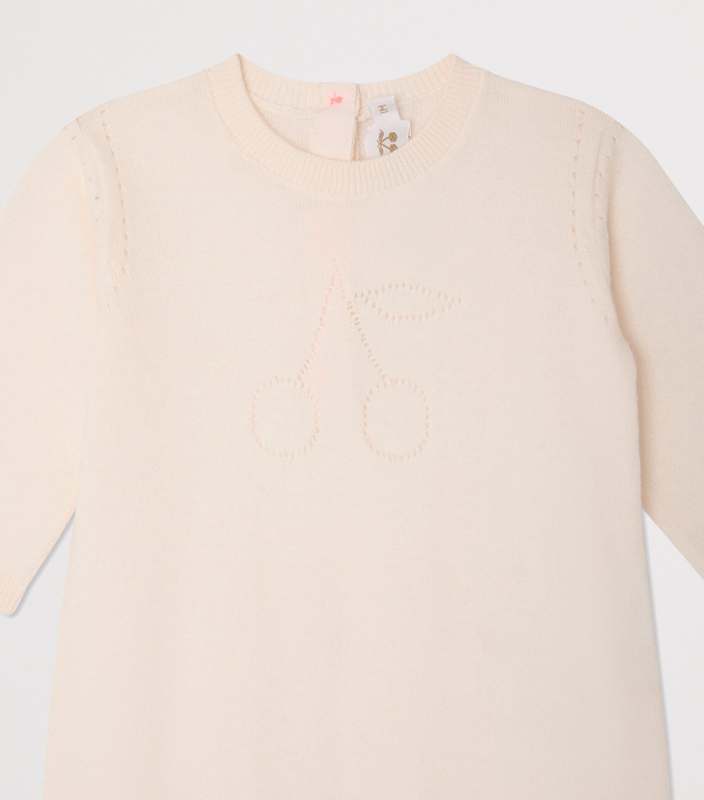 Bonpoint Organic Cotton Atilou Playsuit (1-18 Months) Rose Poudre Image 3