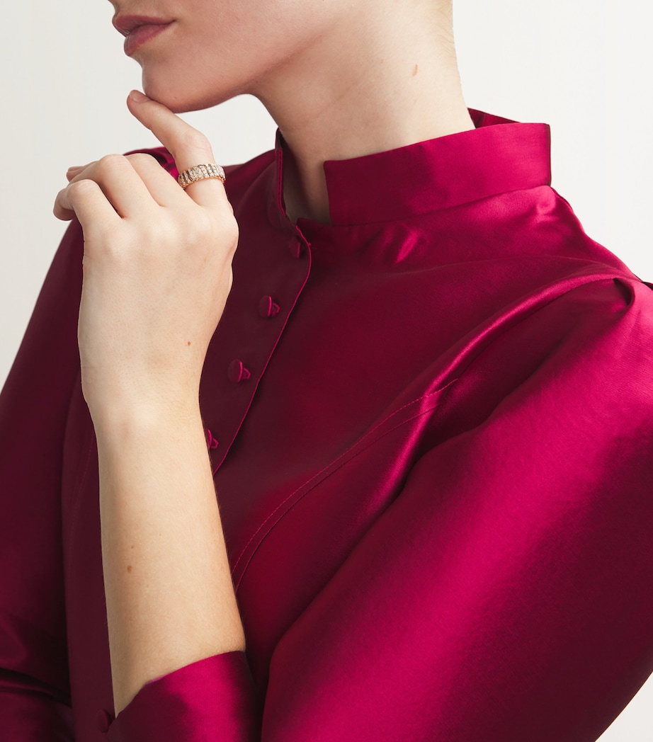 Rose Gold and Diamond Zoe Ring ROSE GOLD Image 2