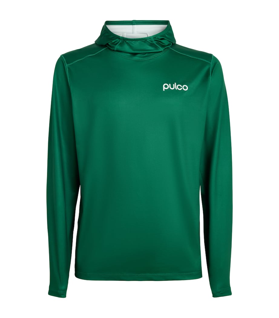 Pulco Studios Mens Hooded Playing Top Court Green Image 1