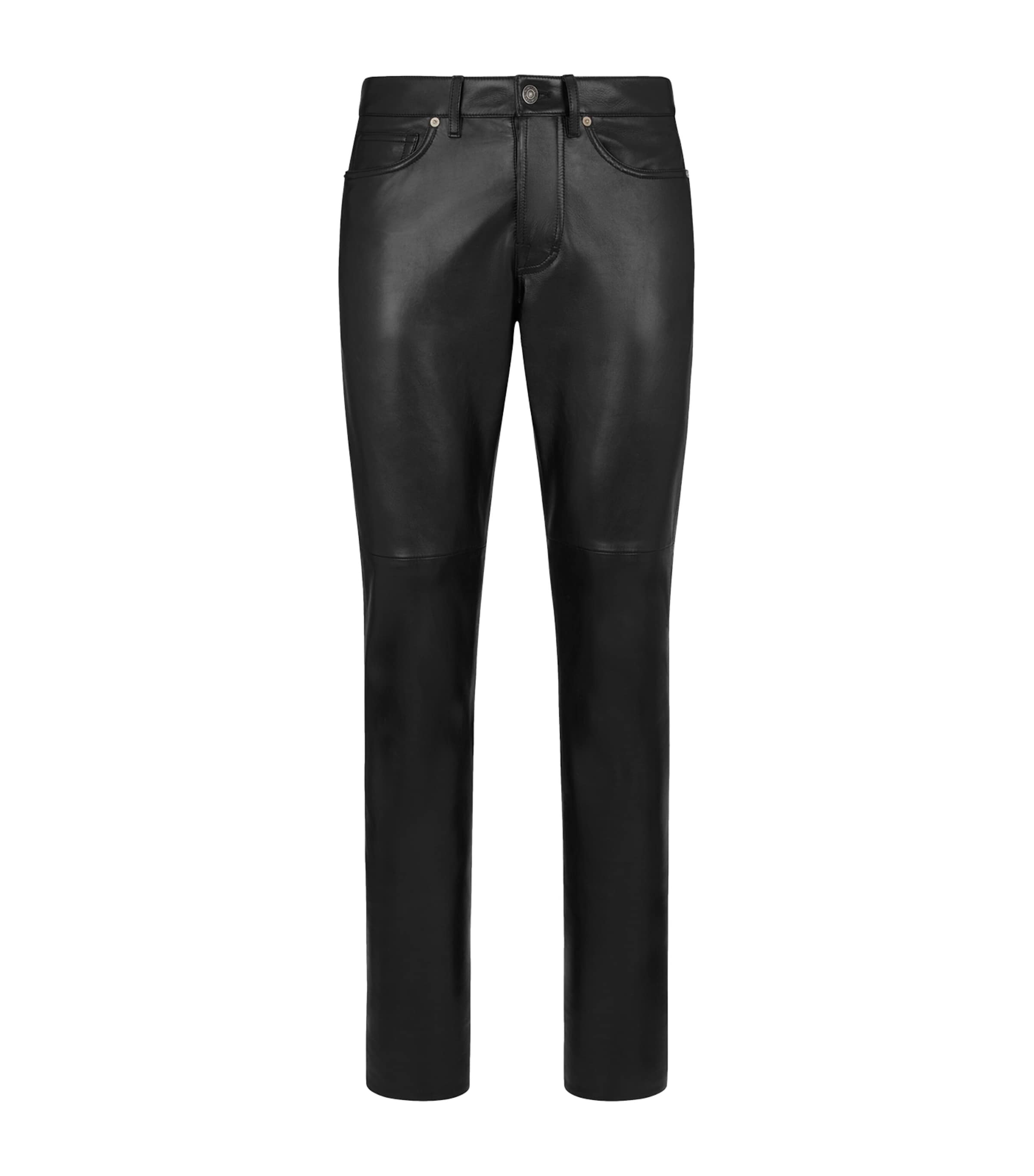 パンツ TOM FORD SS23 Tom Ford Trousers (PAW532FAX595 LB999) TOM FORD Leather Slim Trousers | Harrods UK