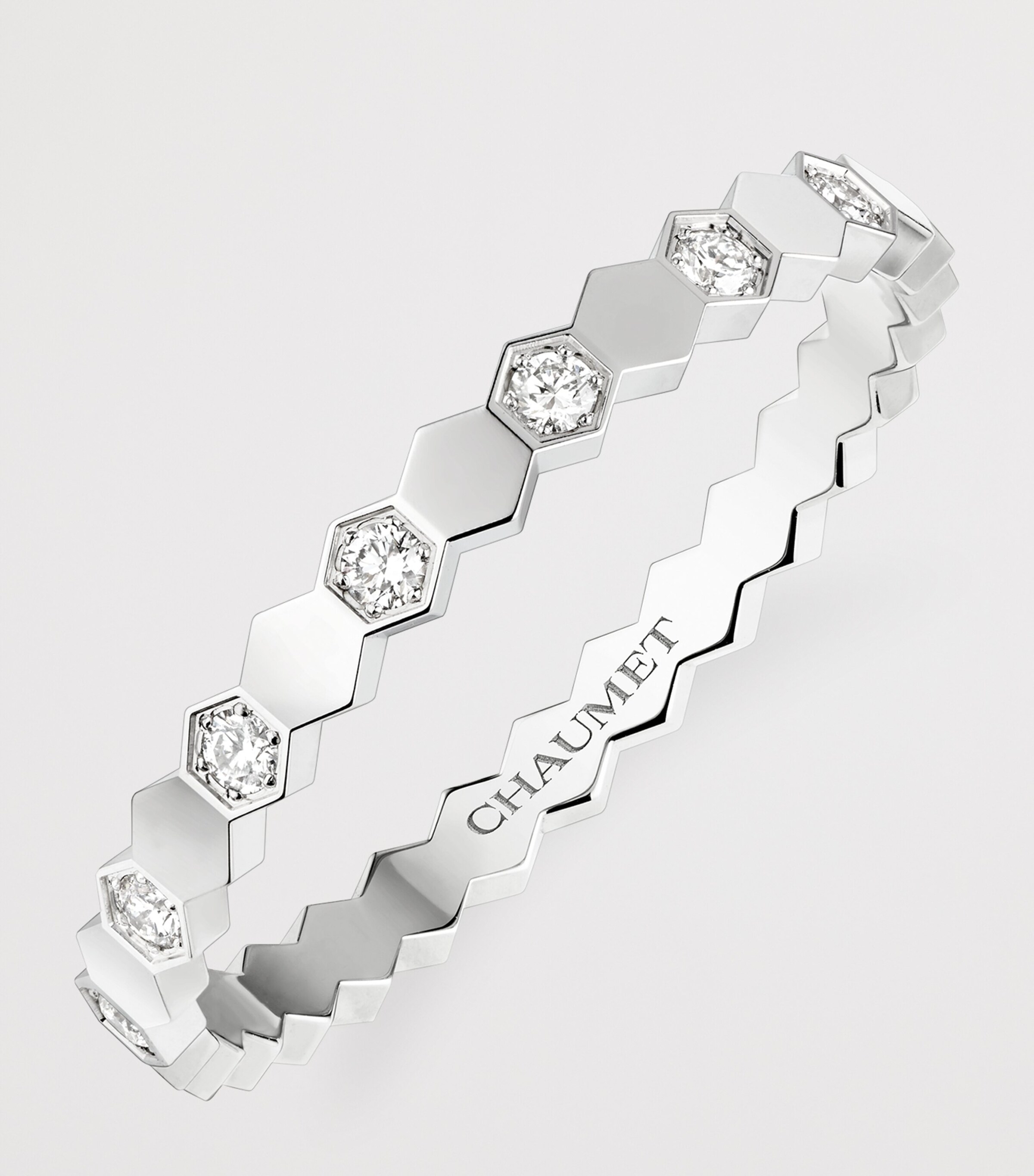Chaumet White Gold and Diamond Bee de Chaumet Ring White Gold Image 2