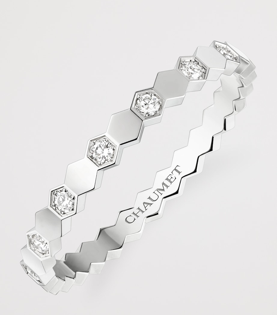Chaumet White Gold and Diamond Bee de Chaumet Ring White Gold Image 2