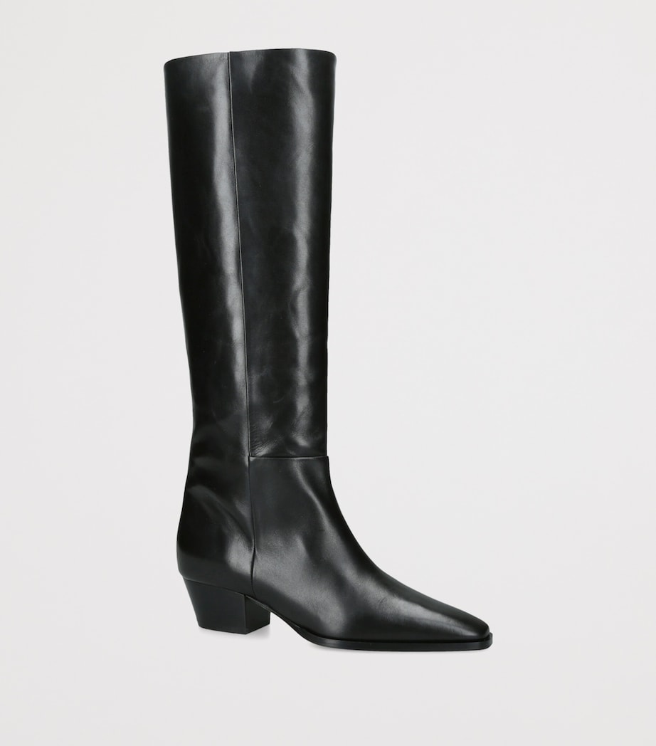 aeyde Leather Medea Knee-High Boots 45 Black Image 2