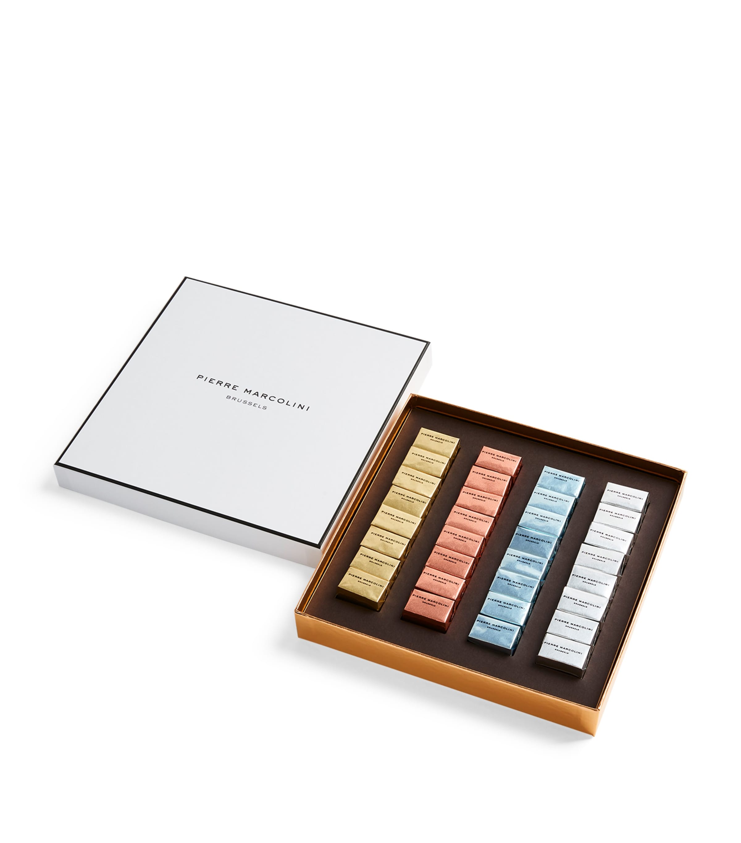 Pierre Marcolini Petits Bonheurs 32-Piece Selection Box (260g) Black Image 1