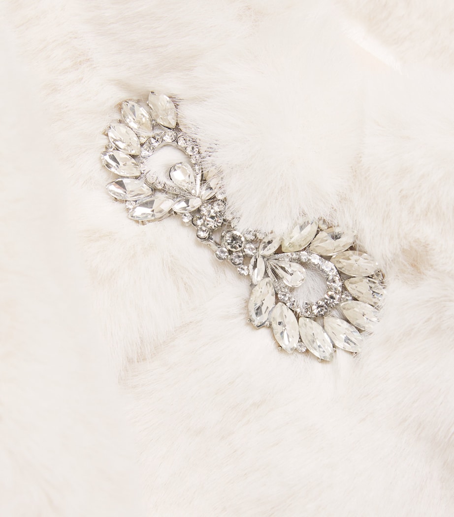 Faux Fur Promenade Jacket (2-11 Years) MILK Image 3