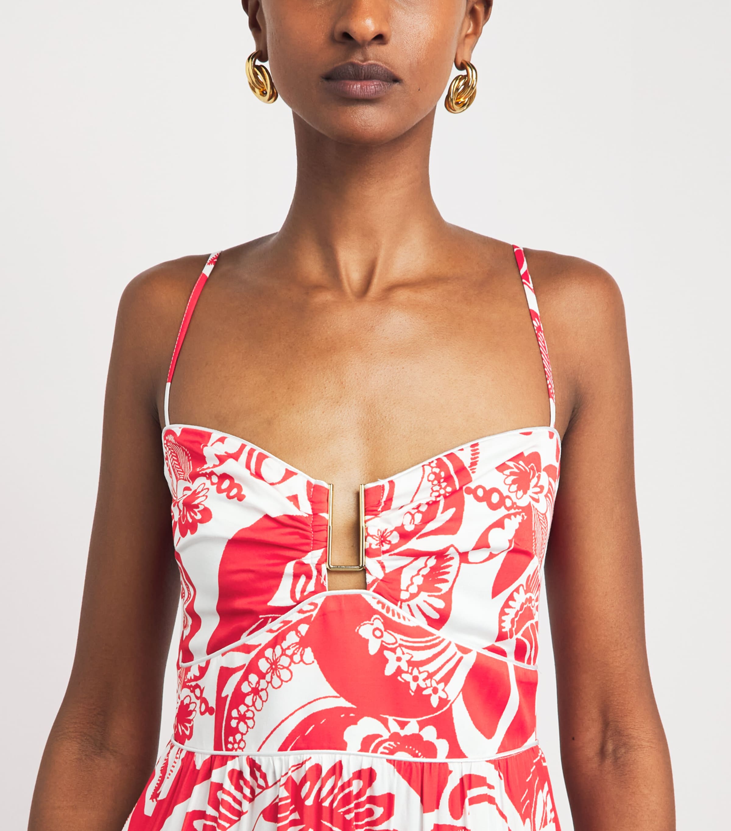 Melissa Odabash Womens Paola Maxi Dress Floral Image 5