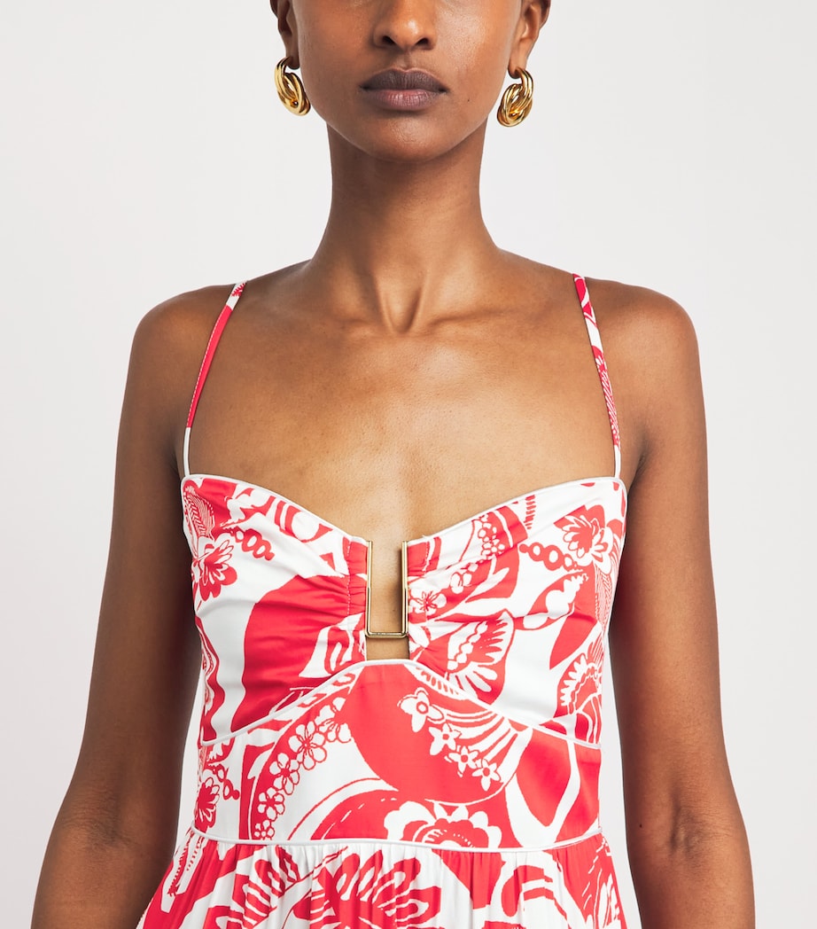 Melissa Odabash Womens Paola Maxi Dress Floral Image 5