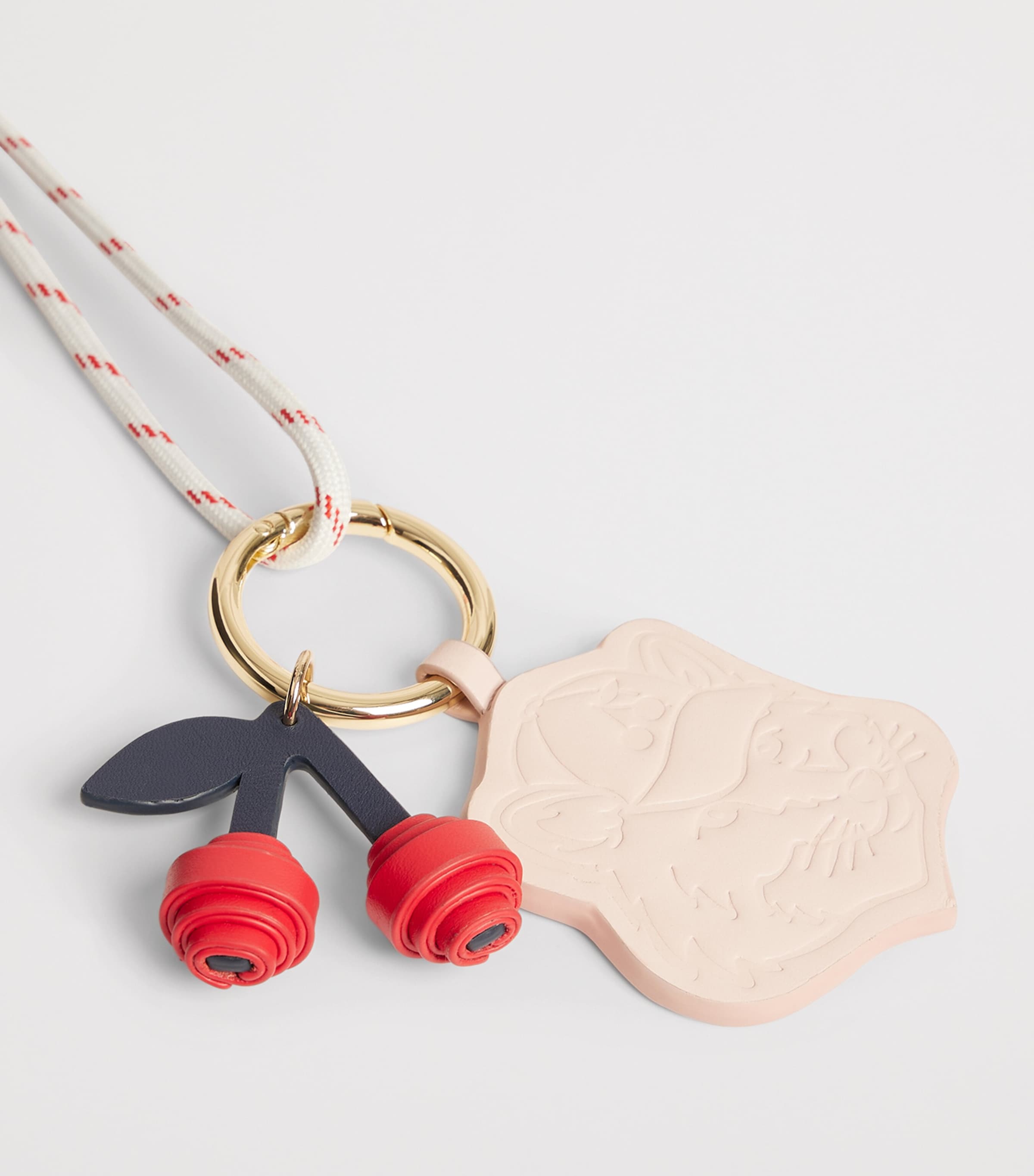 Bonpoint Cherry Charm Necklace Sakura Pink Image 3