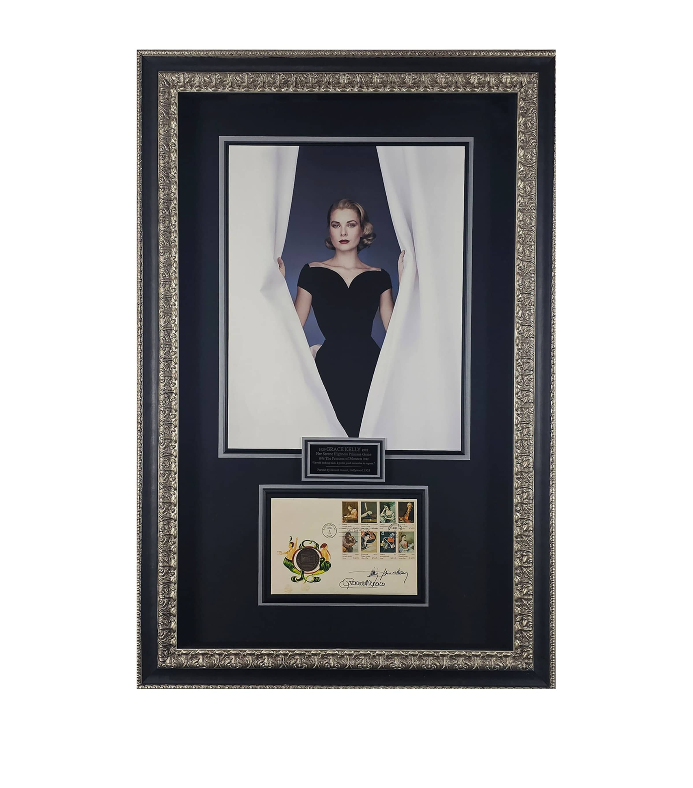 Leipzig Galleries Grace Kelly Princess of Monaco Signed Letter Framed Display Image 1