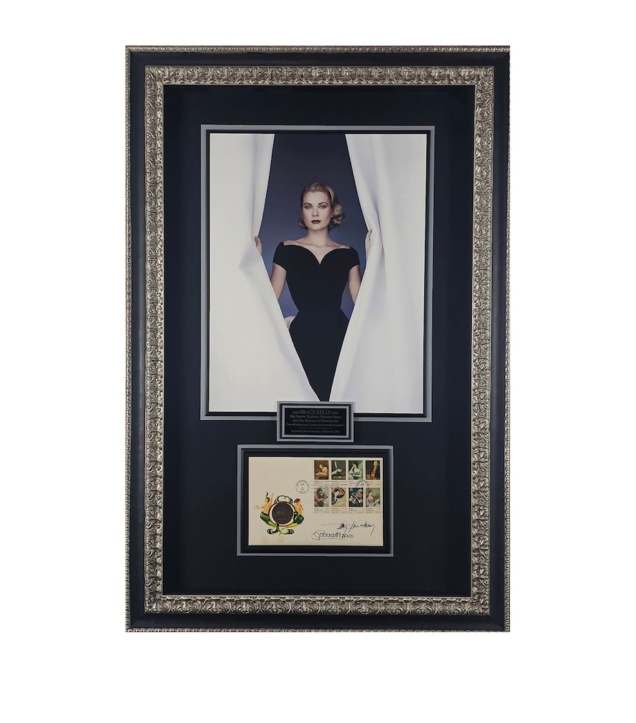 Leipzig Galleries Grace Kelly Princess of Monaco Signed Letter Framed Display Image 1
