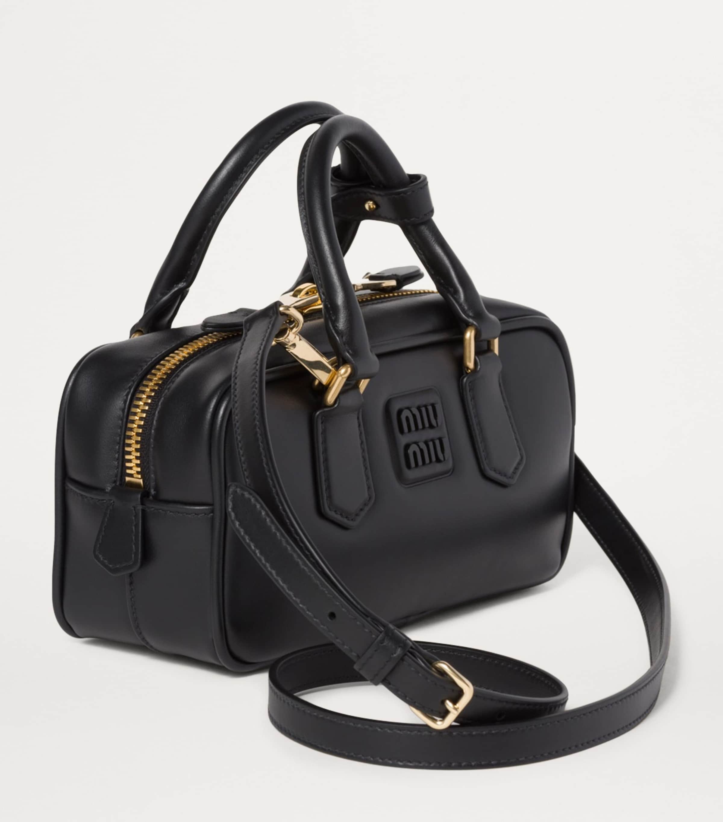 Leather Arcadie Top-Handle Bag F0002 Image 2