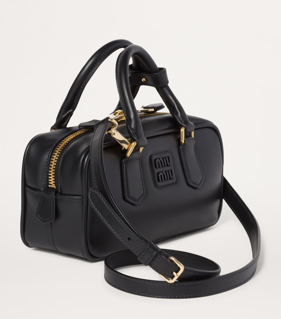 Leather Arcadie Top-Handle Bag F0002 Image 2