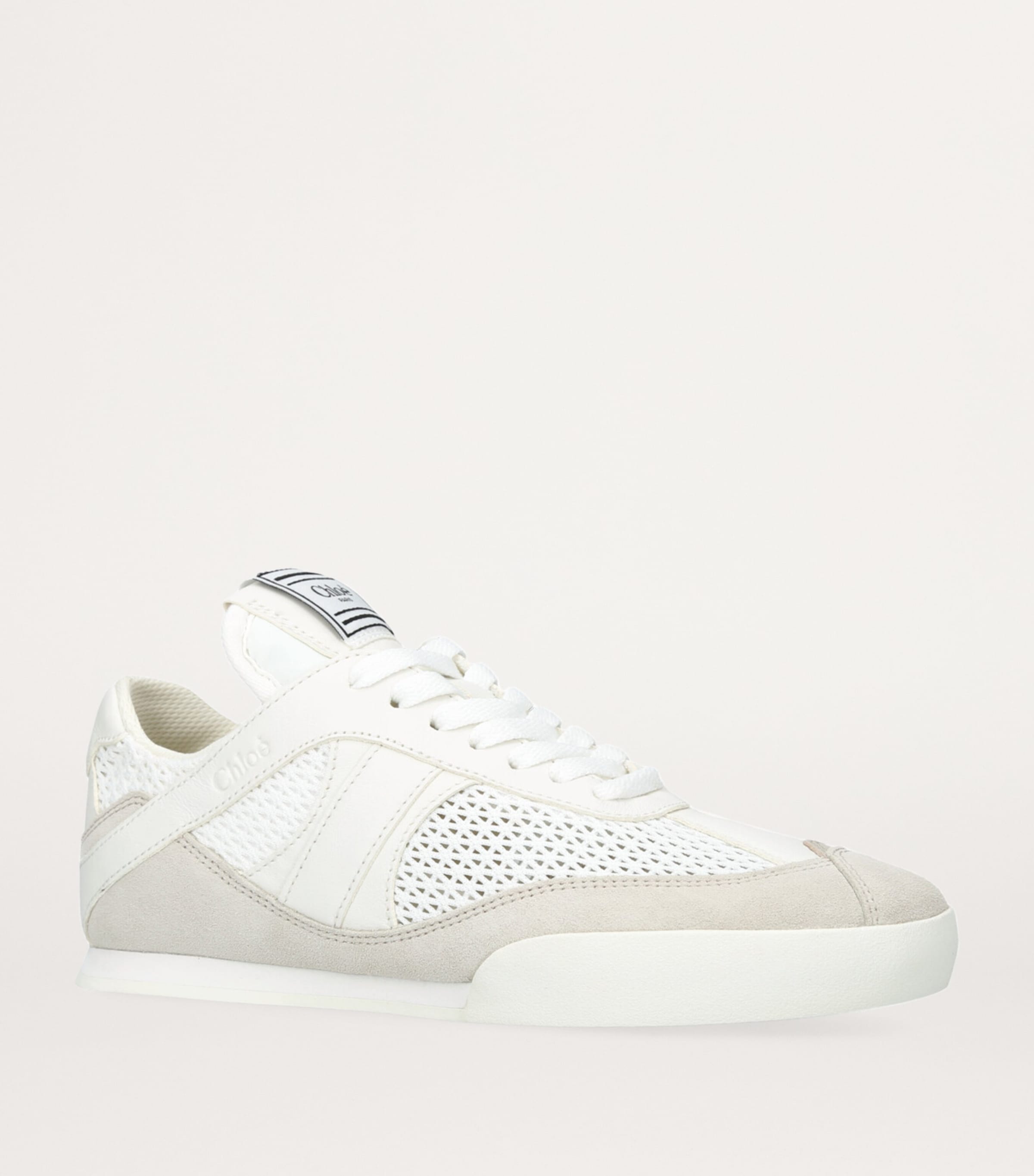 Leather Kick Sneakers WHITE/COMB Image 4
