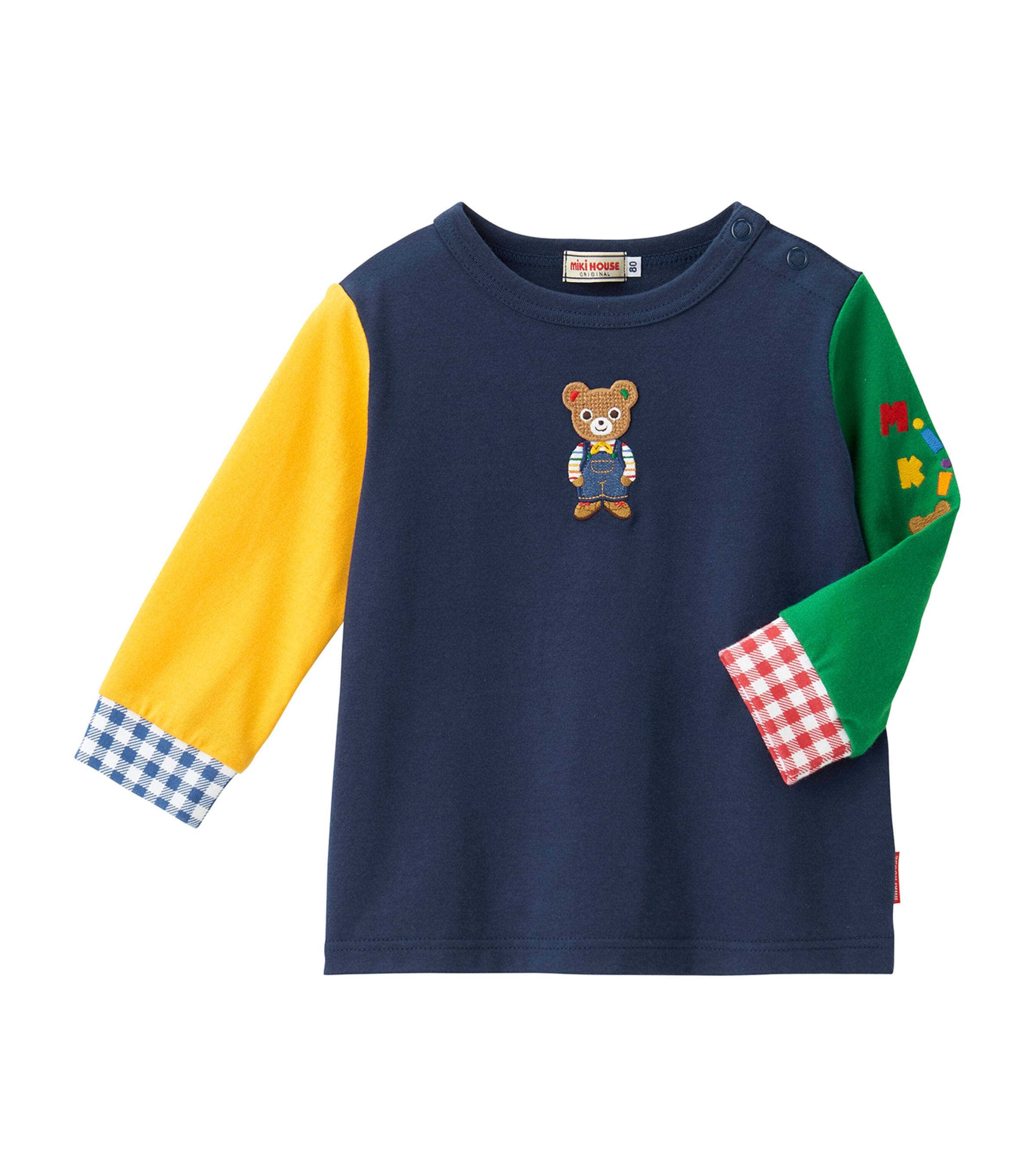 Miki House Embroidered Bear T-Shirt (2-5 Years) Image 1