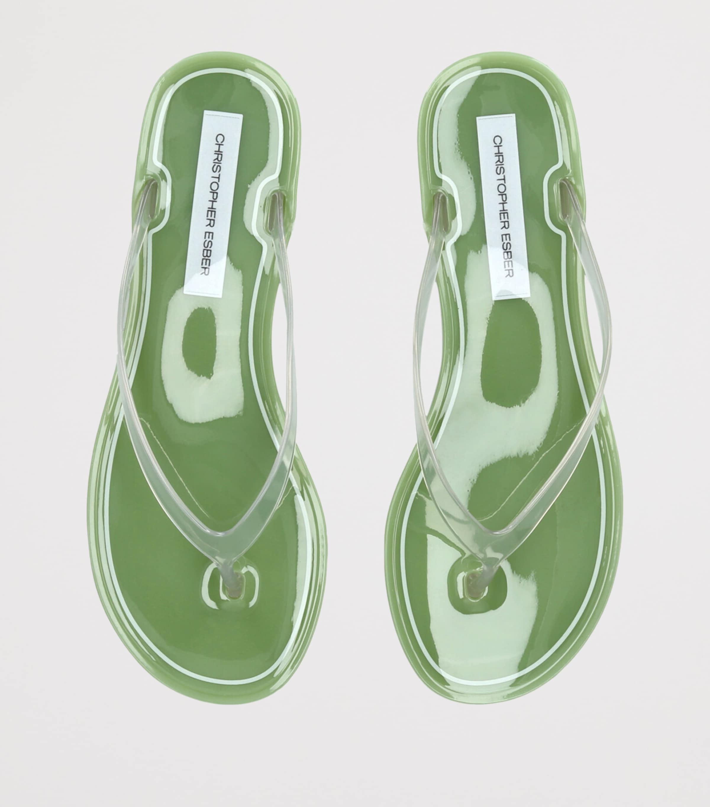Jo Flip Flops PALE GREEN Image 4