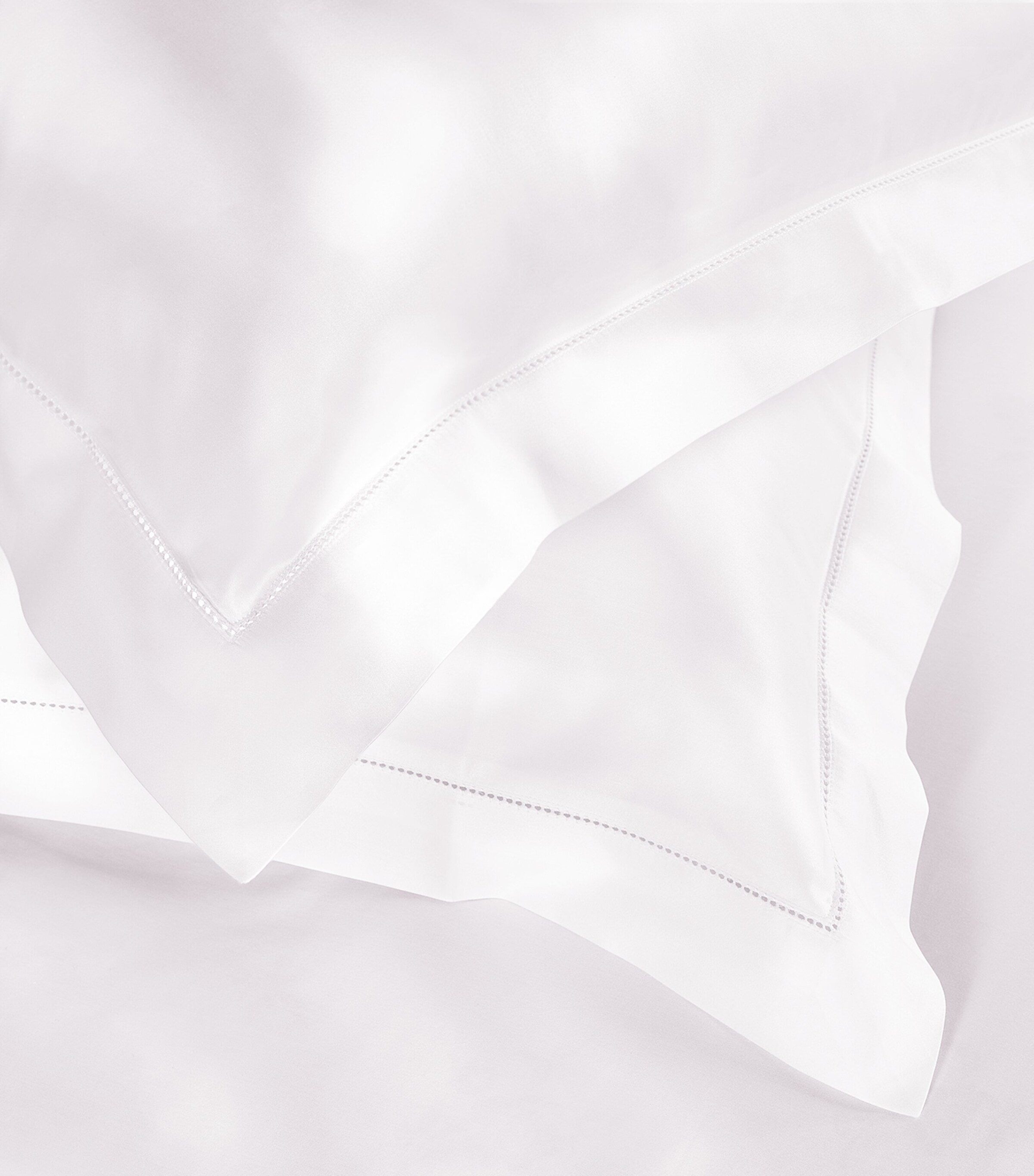 Barley Square Pillowcase (70cm x 70cm) WHITE Image 8