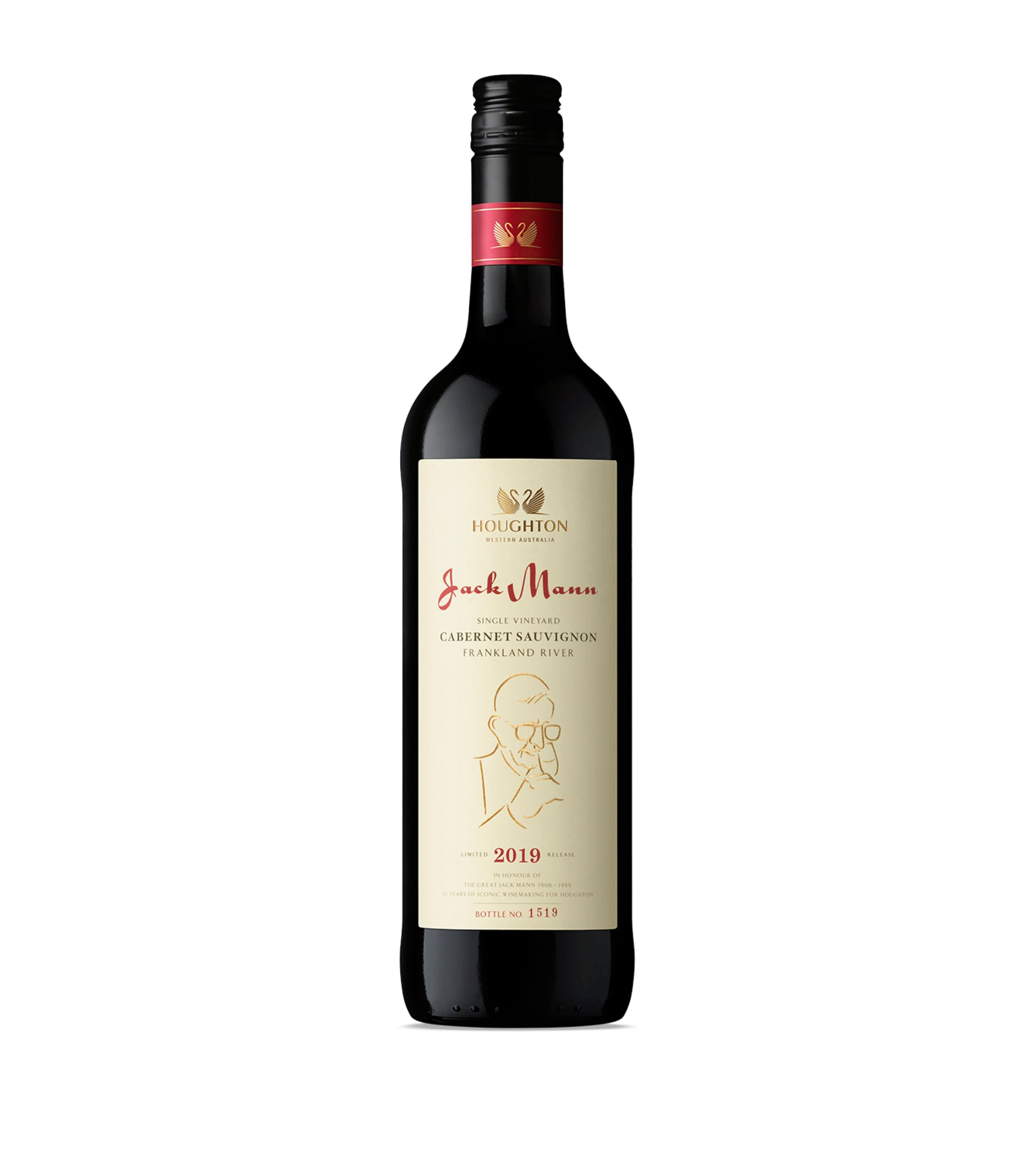 Houghton Houghton Jack Mann Cabernet Sauvignon 2019 (75cl) - Frankland River, Western Australia Image 1