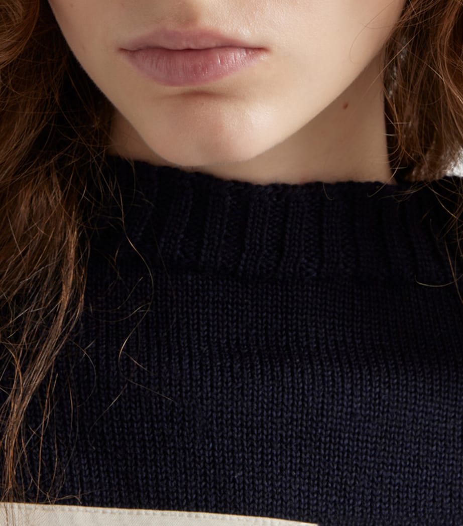 Wool Oversized Sweater F022X Image 6