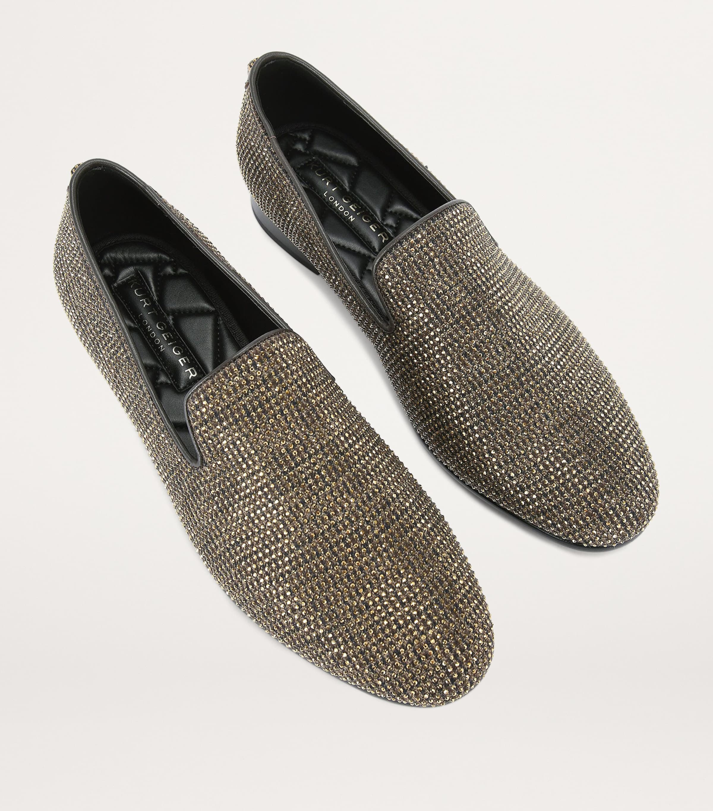 Kurt Geiger London Embellished Ace Loafers Gold Image 4