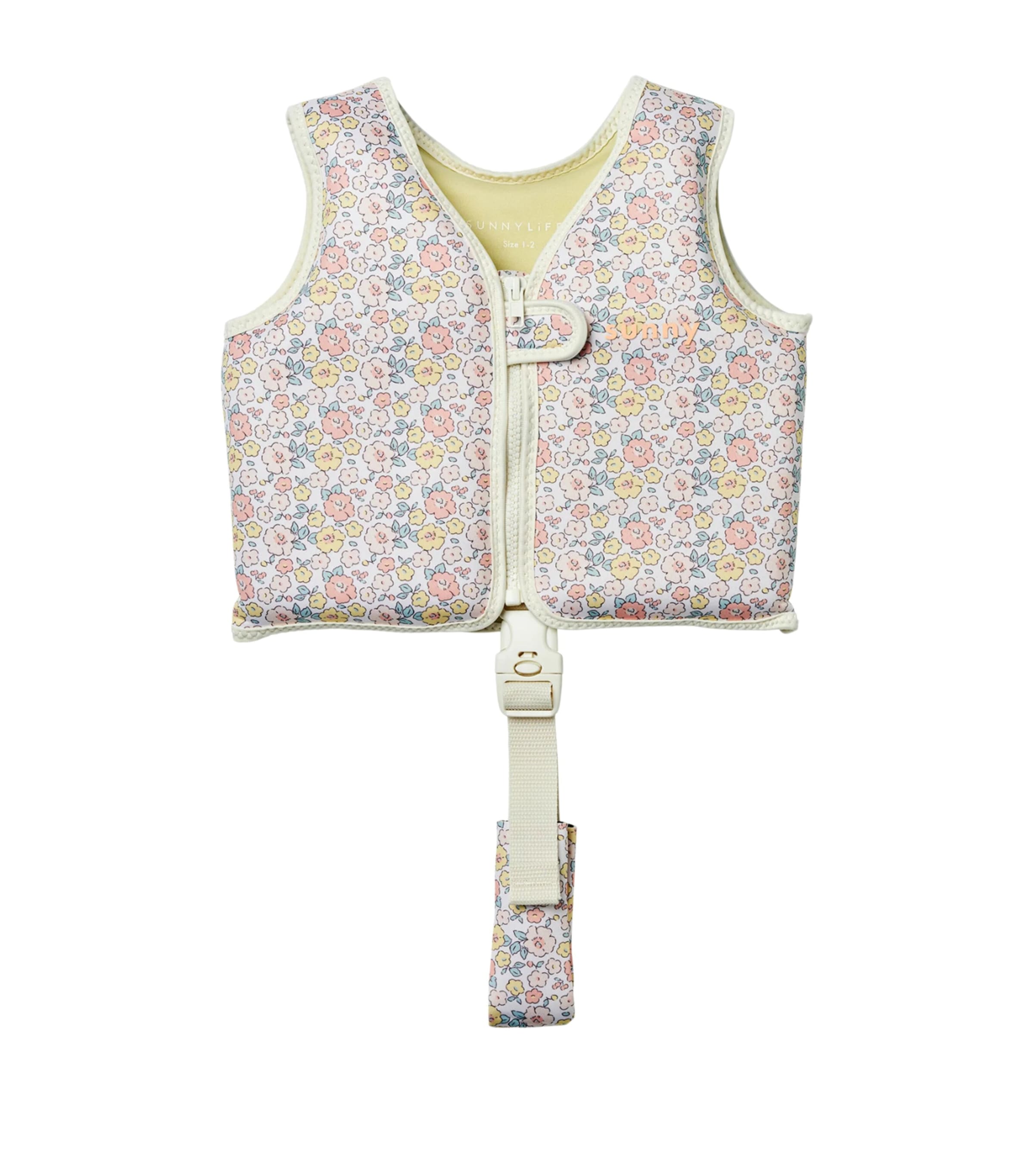 Sunnylife Kids Floral Into The Garden Swim Vest (1-2 Years) Multicolour Image 1