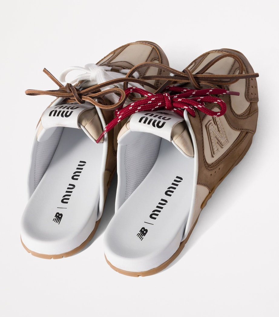 x New Balance Leather 530 SL Mules F02CR Image 3