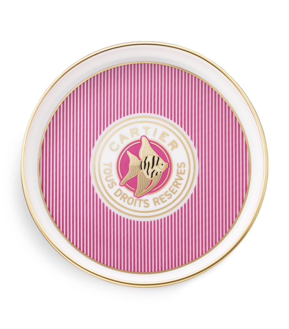 Small Cartier Characters Trinket Tray FUCHSIA Image 2