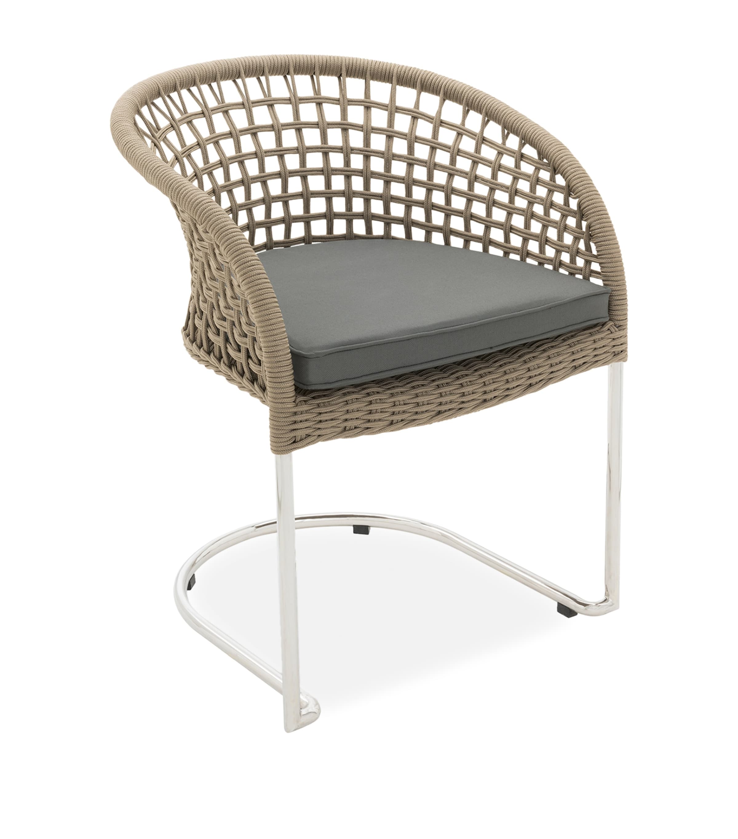 Marina Curved Outdoor Chair SLATE Image 1