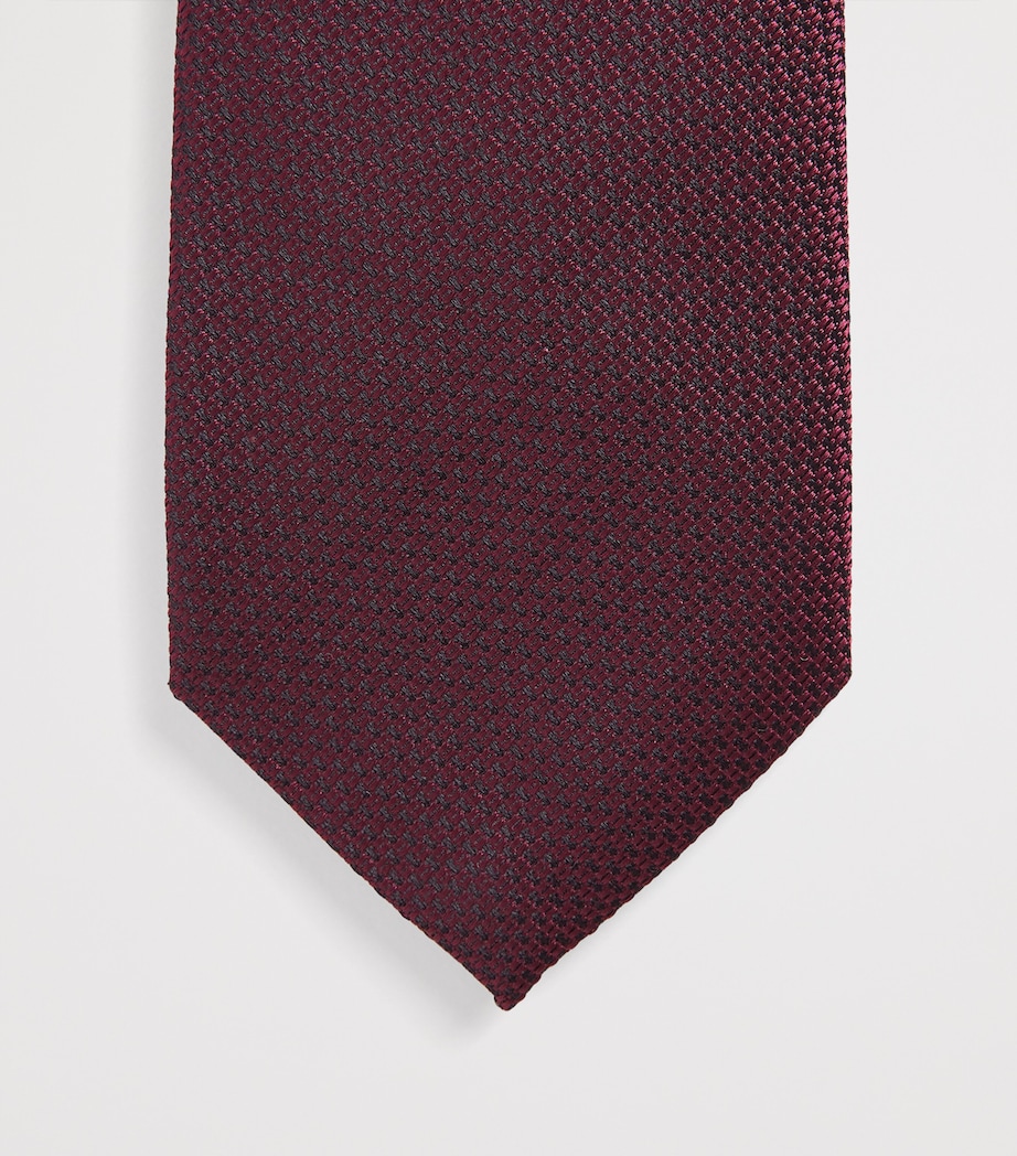 Isaia Silk Seven-Fold Tie Image 3