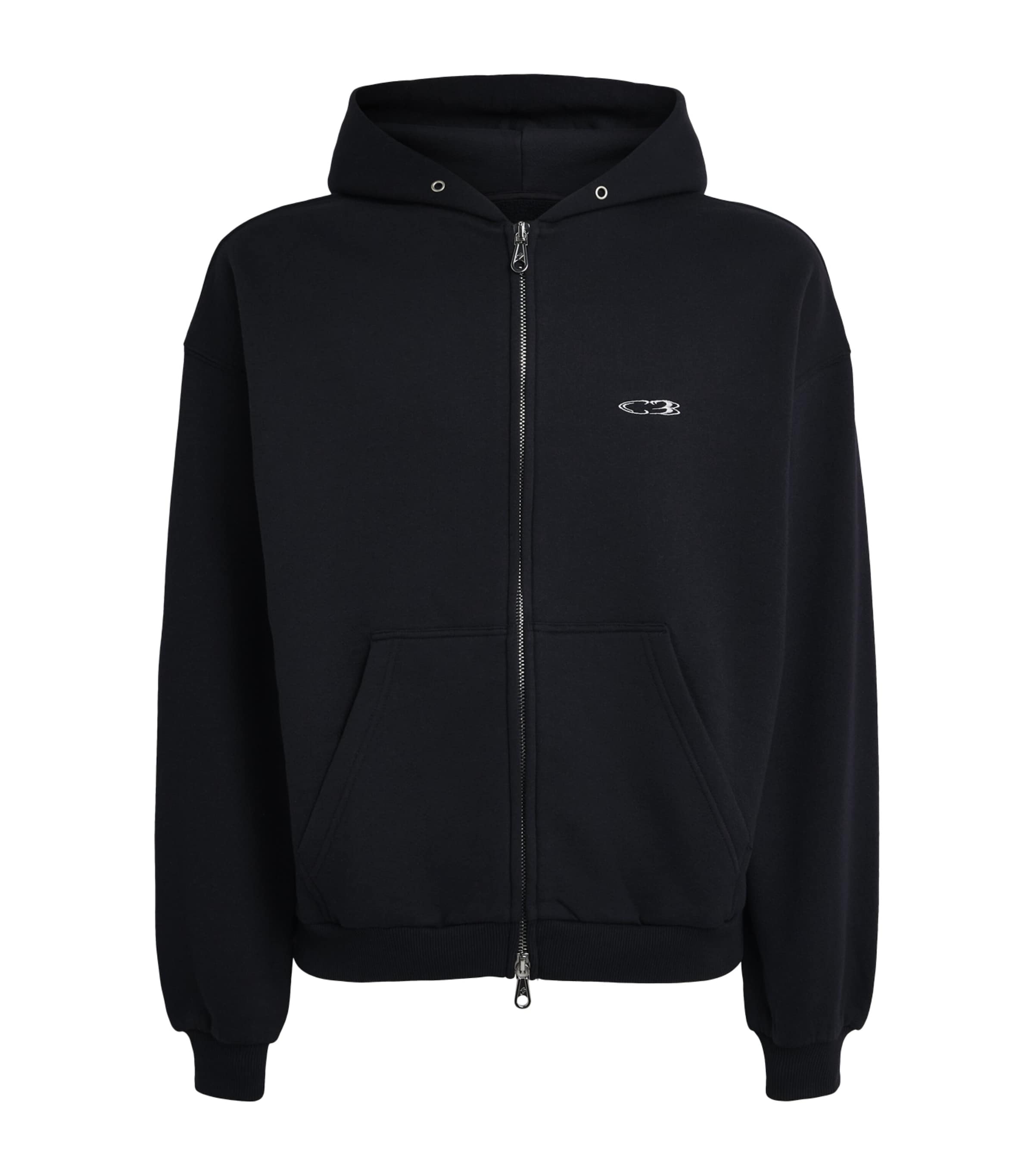Cole Buxton Mens Cotton Surf Hoodie Vintage Navy Image 1