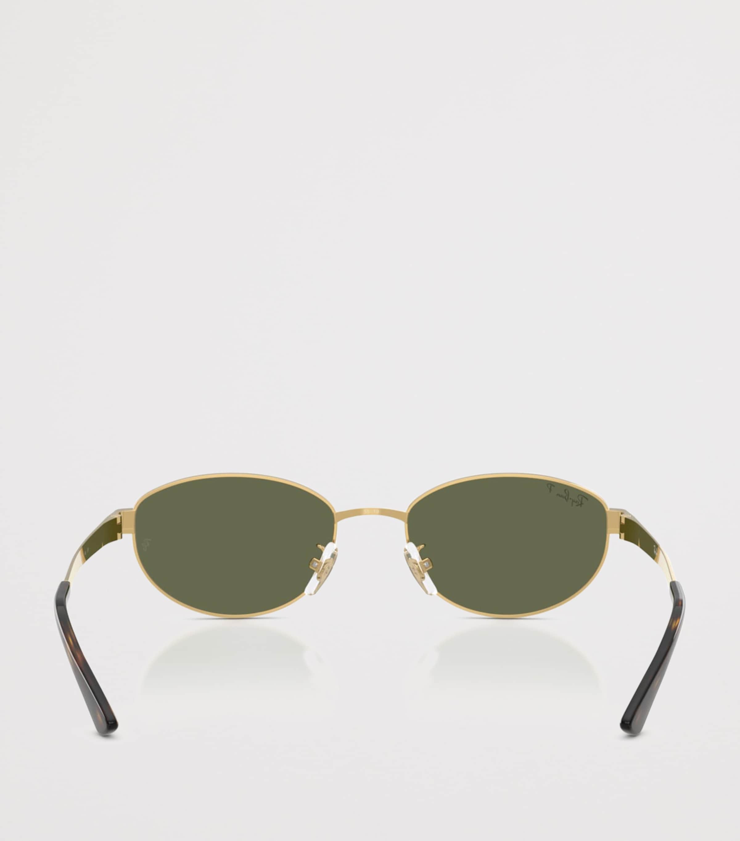 RB3774D Metal Oval Sunglasses 001/9A Image 4