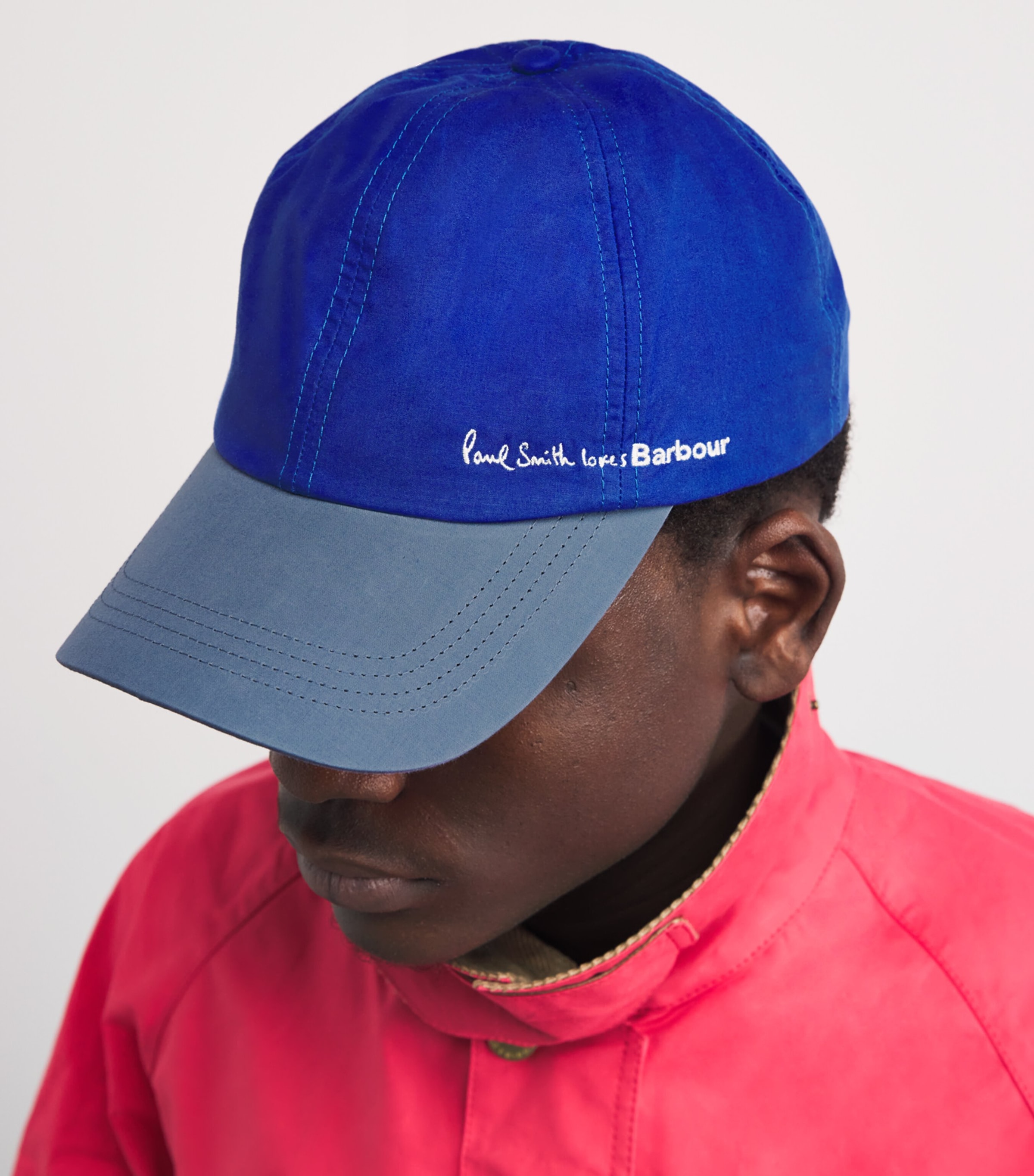 x Paul Smith Logo Cap ROYAL BLUEBL71 Image 2