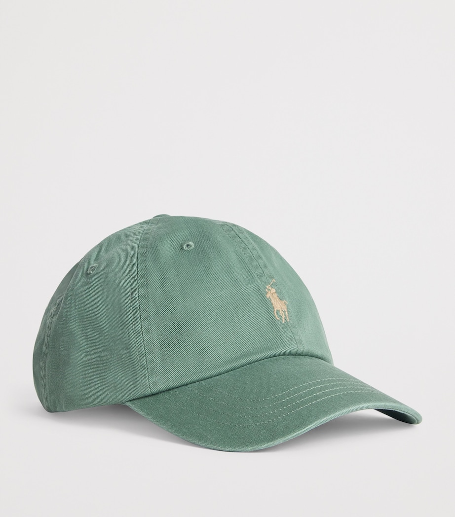 Cotton Polo Pony Baseball Cap FATIGUE Image 2