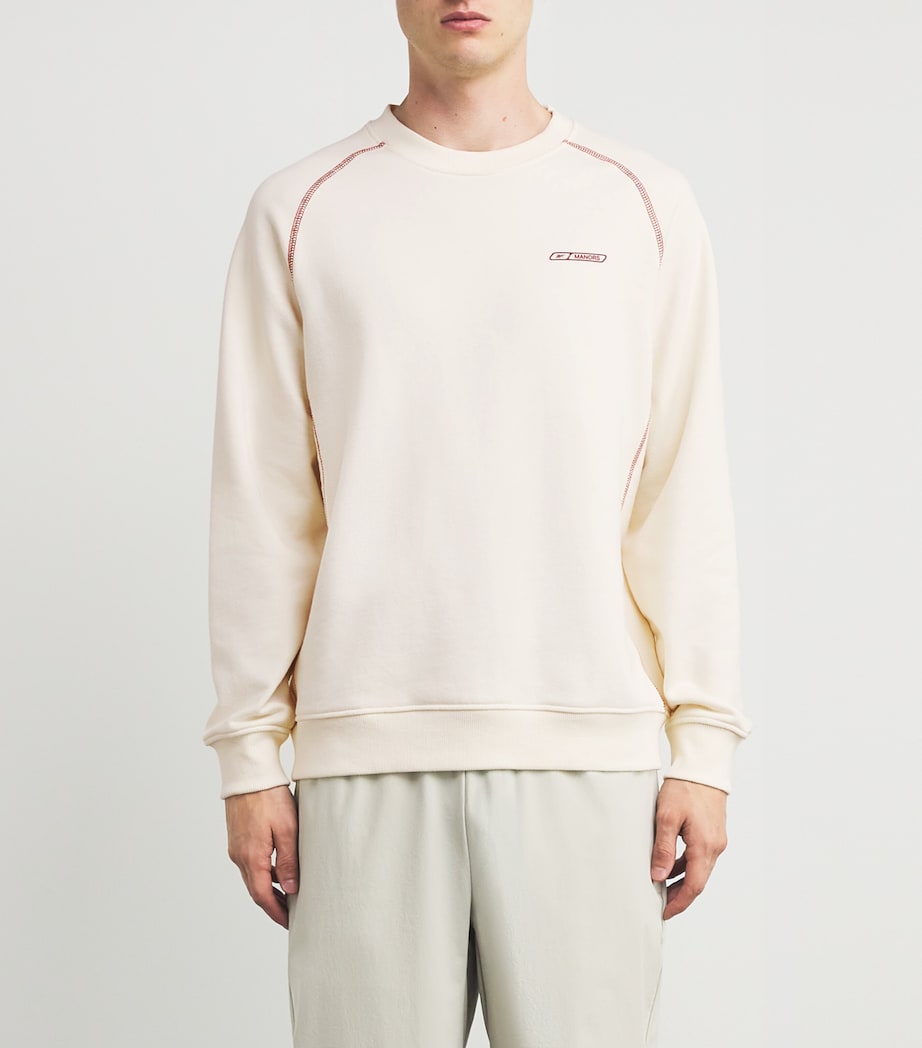 x Reebok Logo Sweatshirt CHALK Image 3