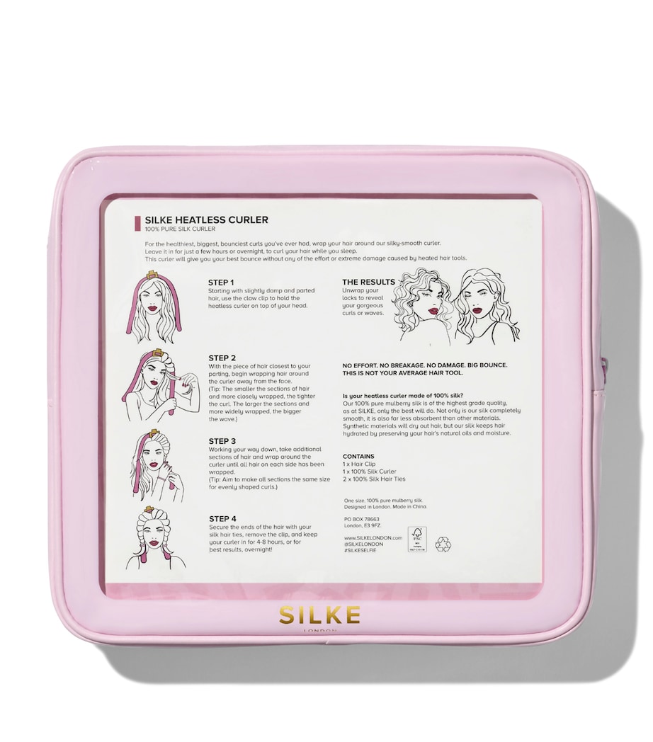 Mulberry Silk Heatless Curler PINK Image 7