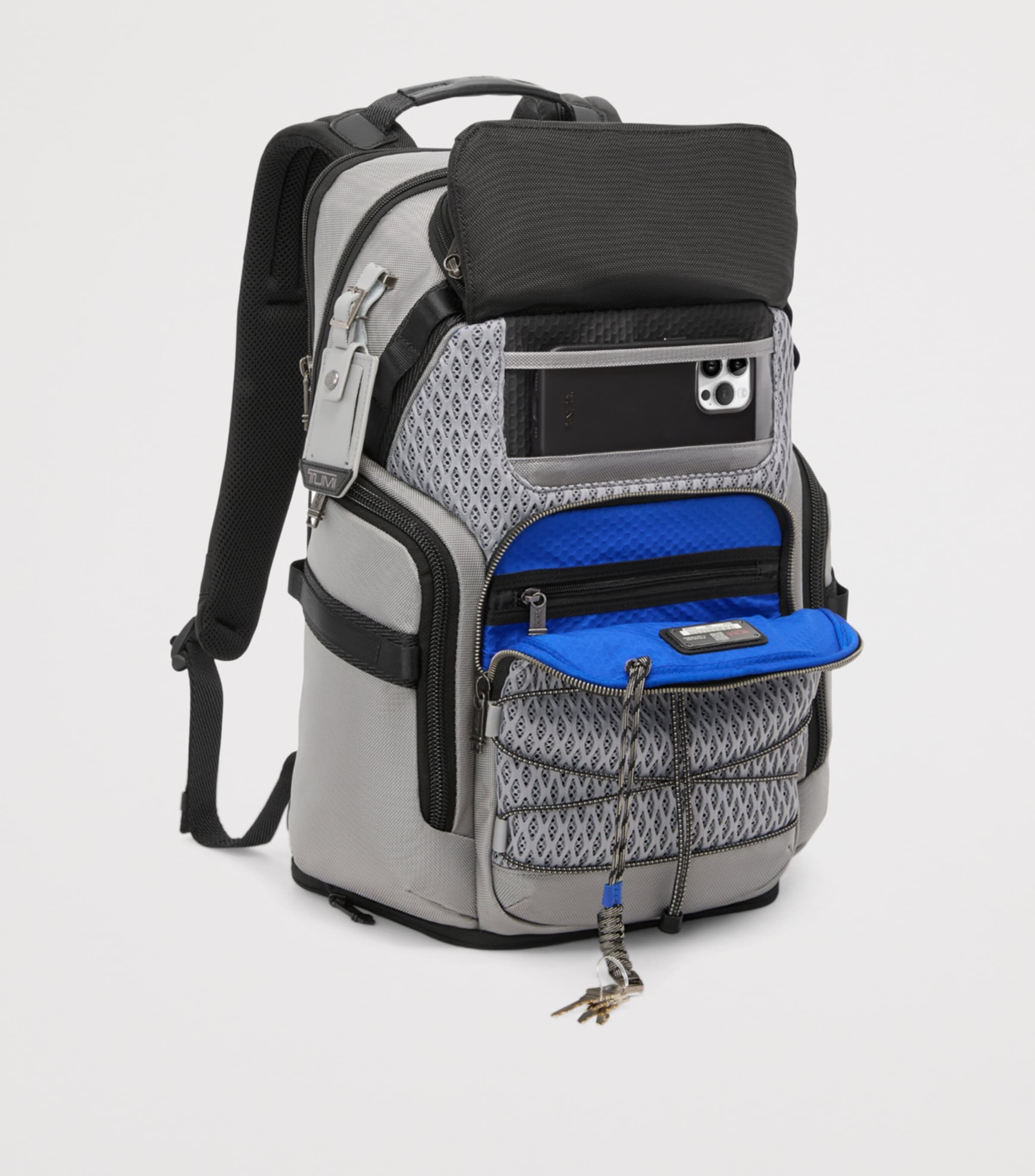 Alpha Bravo Nomadic Backpack PEARL GREY MESH A755 Image 4