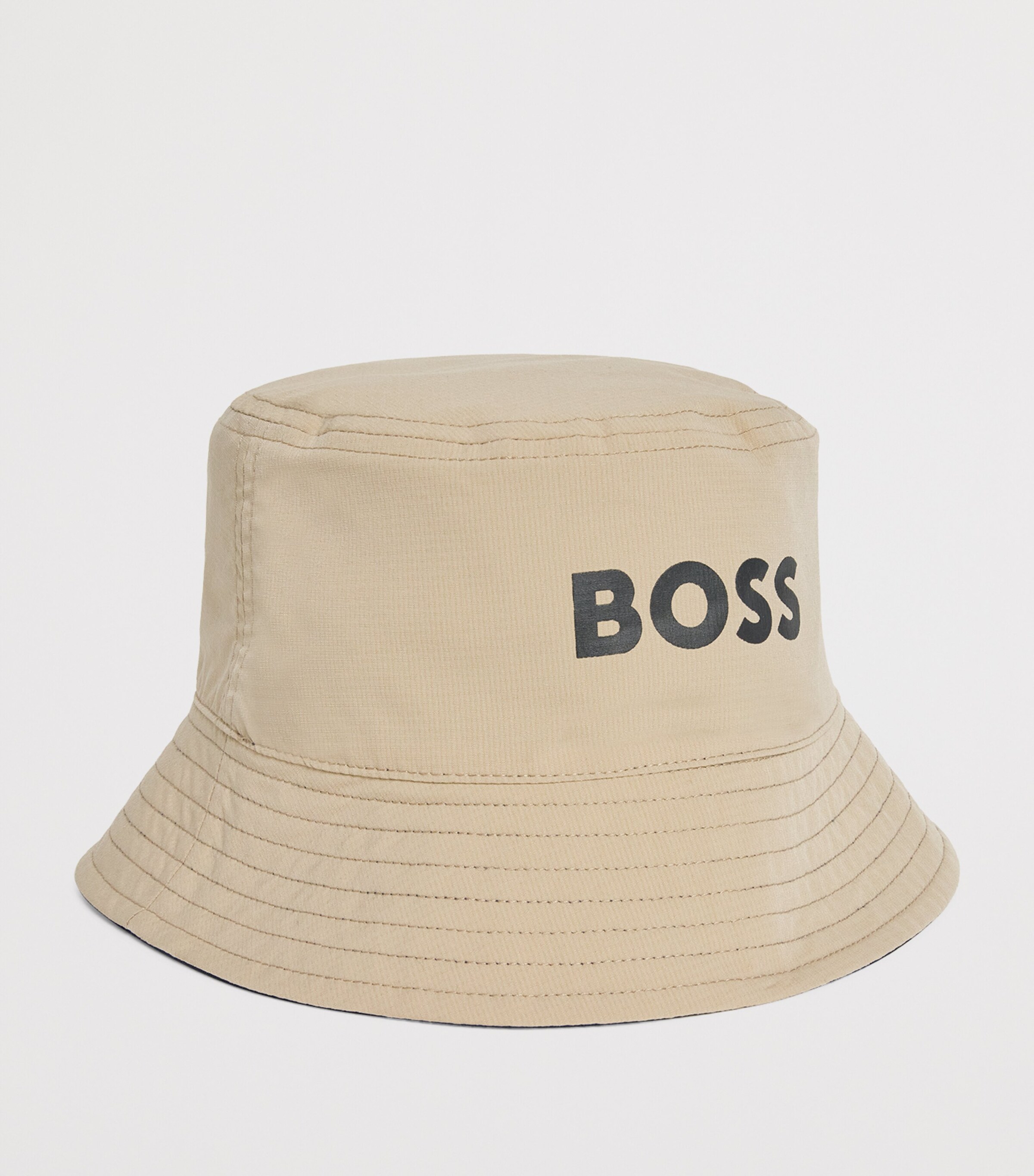 Logo Reversible Bucket Hat 249 STONE Image 2