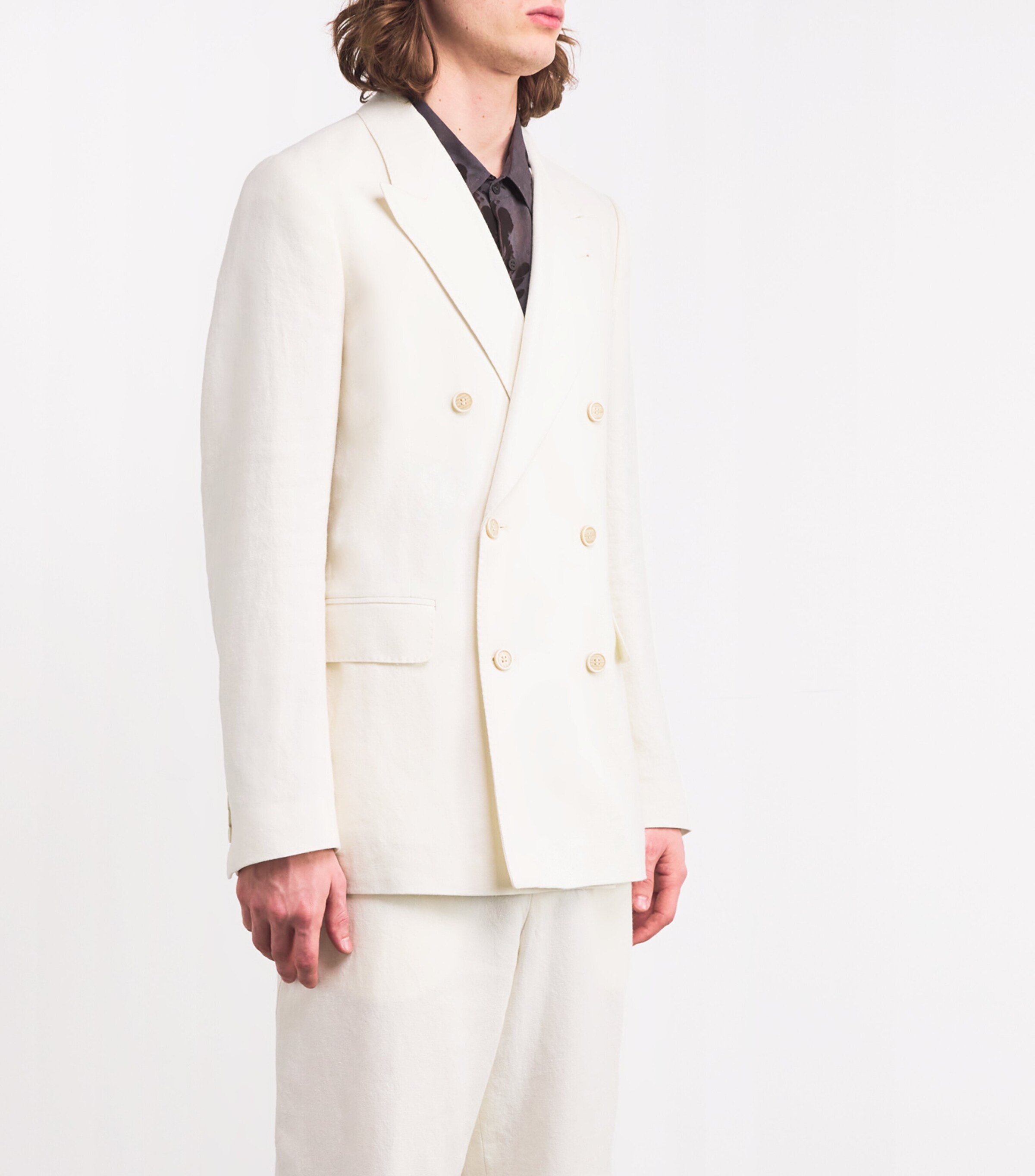 Double-Breasted Blazer 5 ECRU Image 4