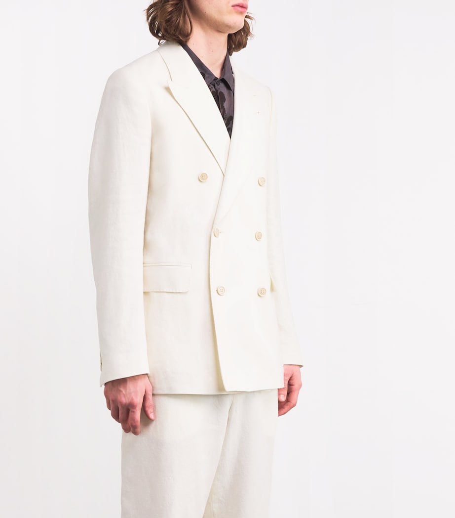Double-Breasted Blazer 5 ECRU Image 4