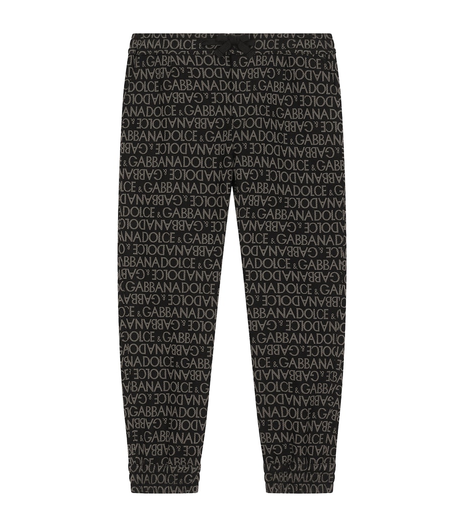 Dolce&Gabbana Kids Logo Print Sweatpants (2-6 Years) Jacquard Image 1