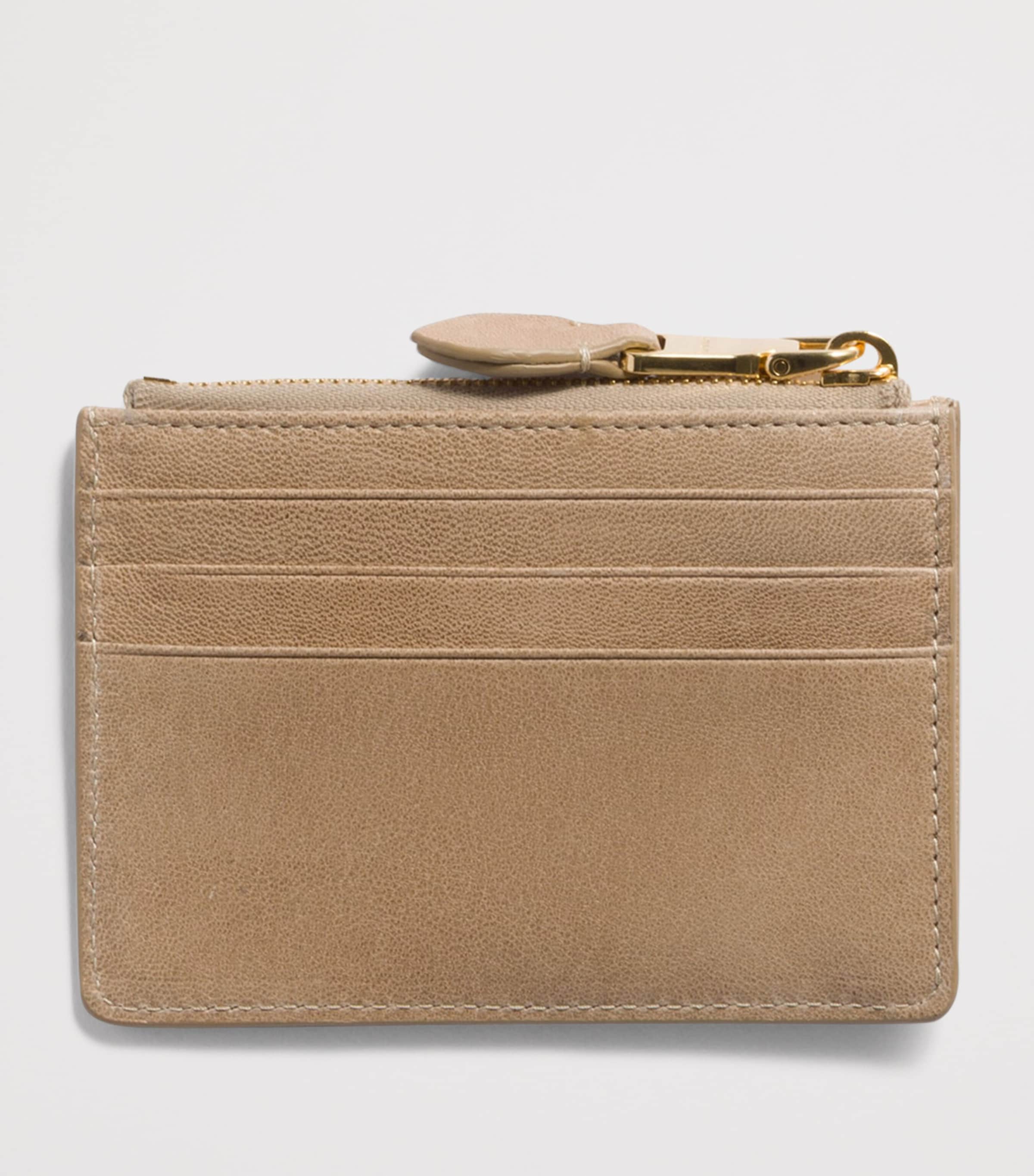 Miu Miu Nappa Leather Embossed Card Holder Image 2