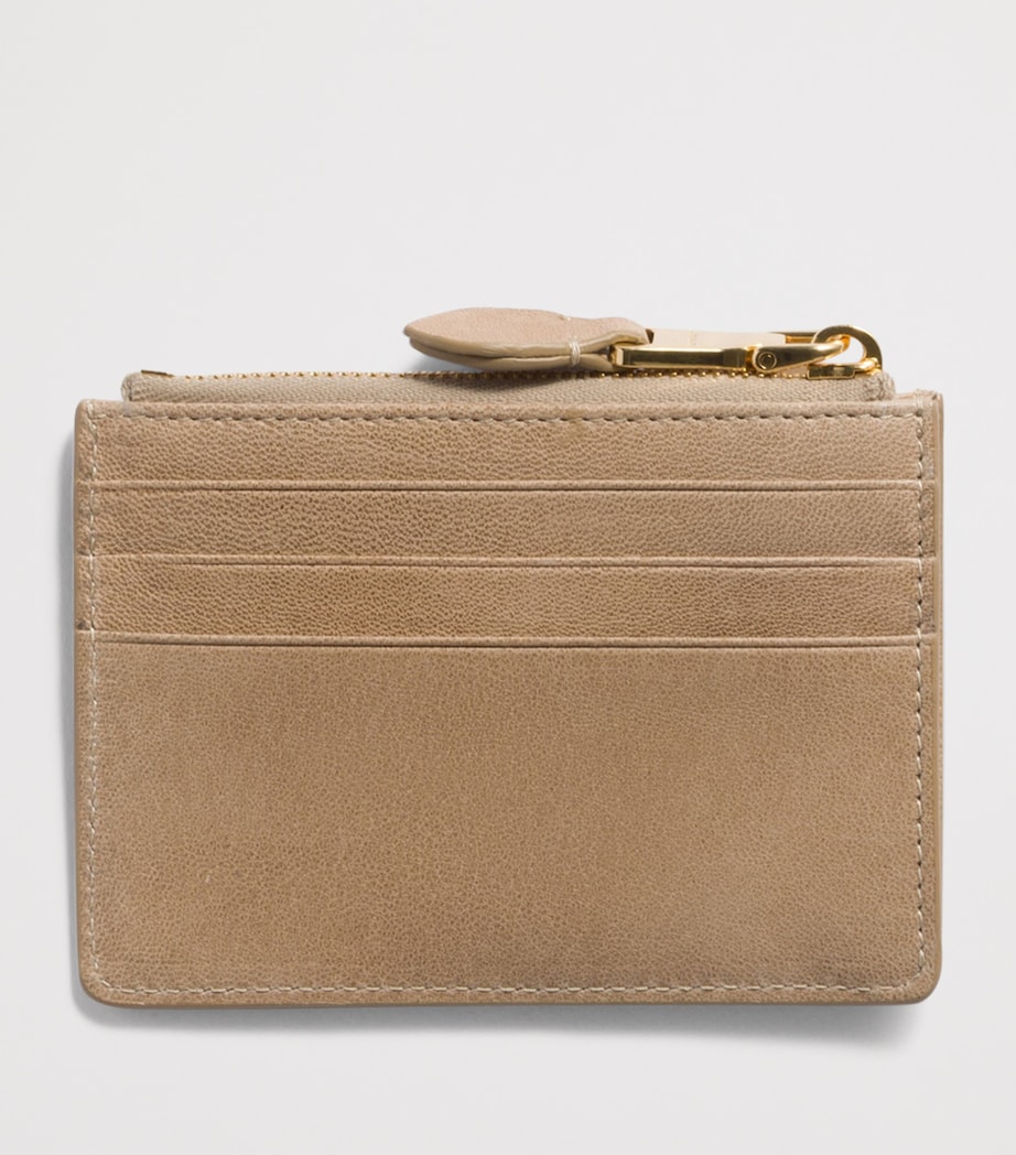 Miu Miu Nappa Leather Embossed Card Holder Image 2